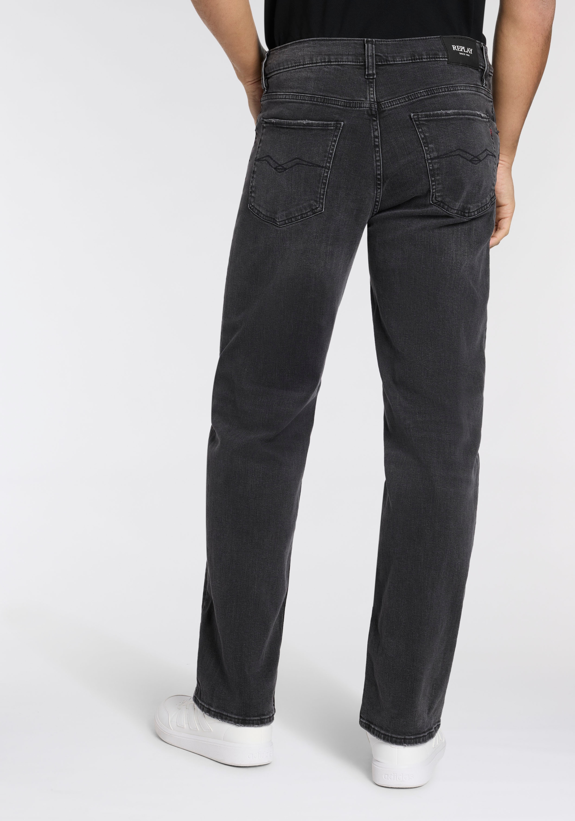 Replay Jeans large »ZELMAA« mit asymmetrischem Verschluss