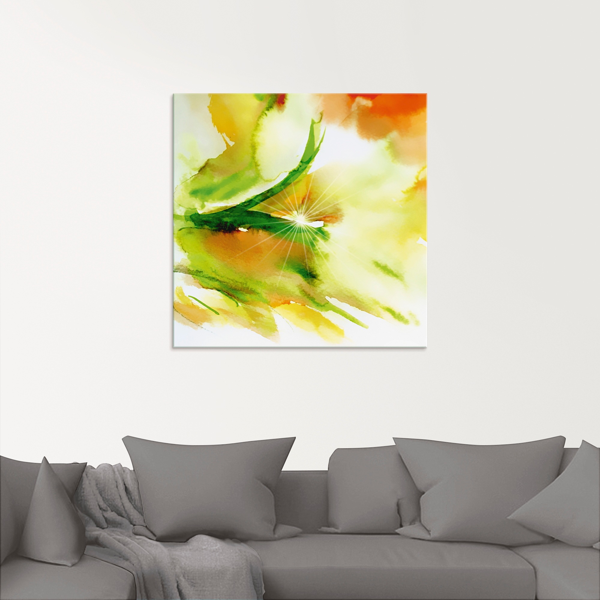 Artland Glasbild »Morgenlicht« Gegenstandslos 1 Stk. tlg. in verschiedenen Grössen