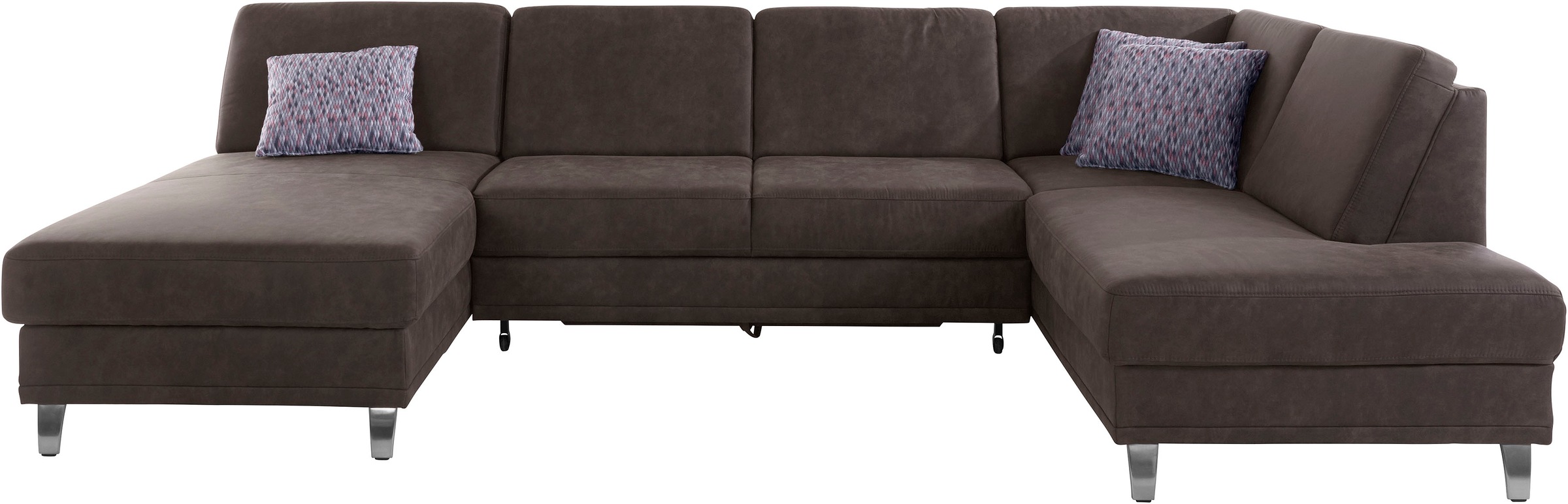 sit&more Wohnlandschaft »Clio U-Form«, wahlweise mit Bettfunktion und Bettkasten, inklusive Federkern