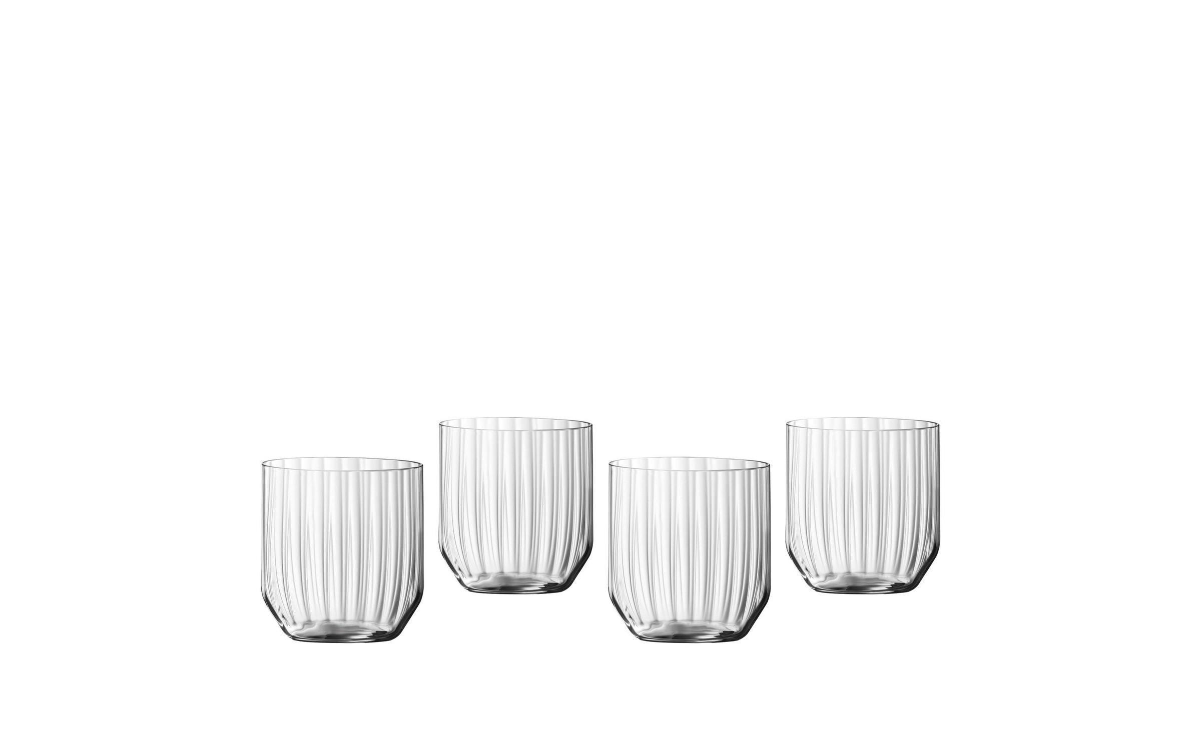 Image of Eulenspiegel Longdrinkglas "Spiegelau Longdrinkglas Linear 345 ml, 4 Stück, Transparent" Aromaentfaltung, Brillianz, Klangvoll, Kristallklar