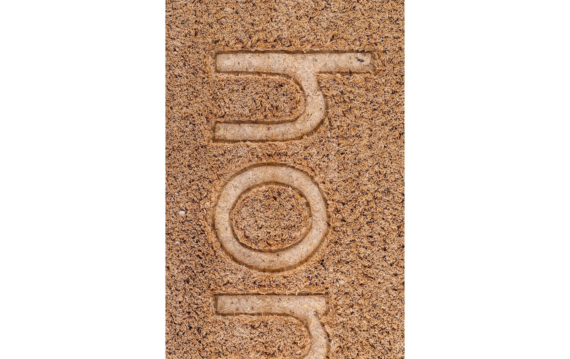 nicht definiert Fussmatte »Tiseco Kokos Heim 60 cm x 40 cm«