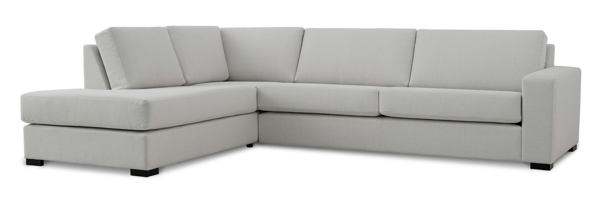 Home affaire Ecksofa »Branwell«, Breite 304 cm, Struktur fein, mit Wellenunterfederung