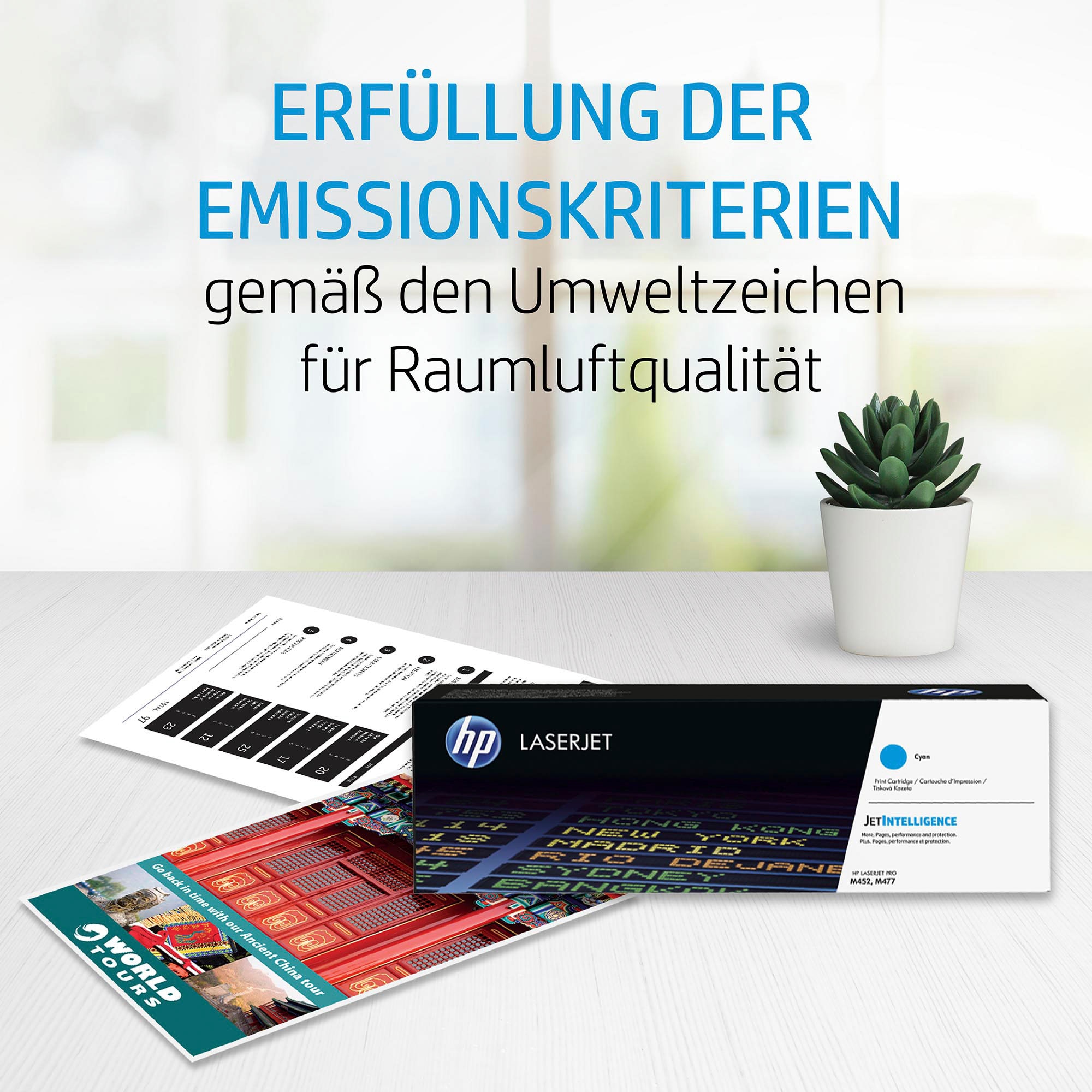HP Cartouche d'encre »HP original Toner, 117A cyan W2071A« original Laser Jet Toner Kartusche 117 cyan