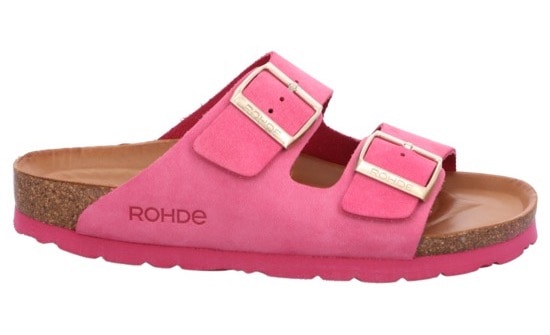 Image of Rohde Pantolette "Alba" Sommerschuh, Hausschuh mit zwei Schnallenverschlüsse