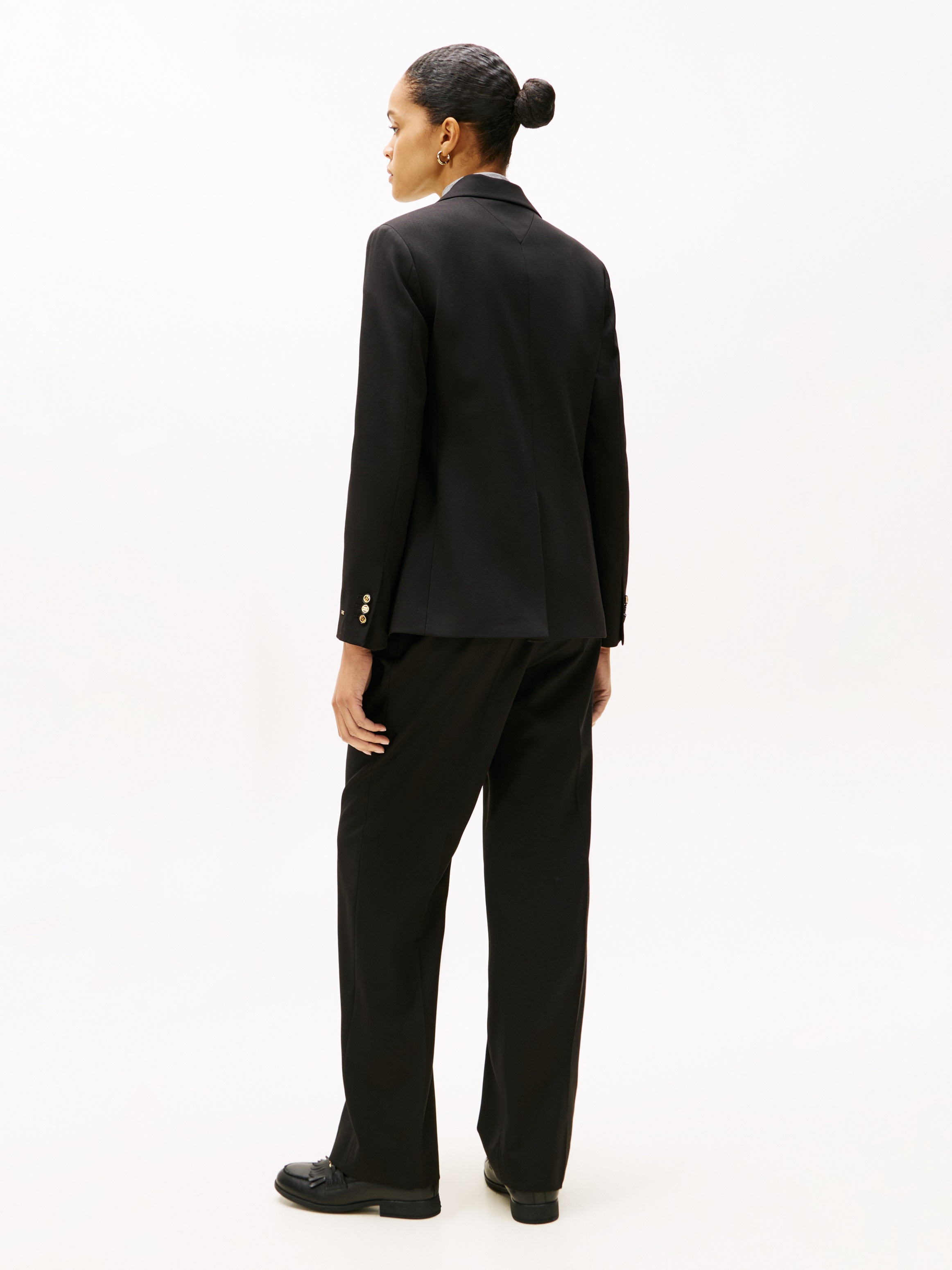 Tommy Hilfiger Blazer long »TIMELESS WOOL REG STRT SB BLAZER« mit Wolle