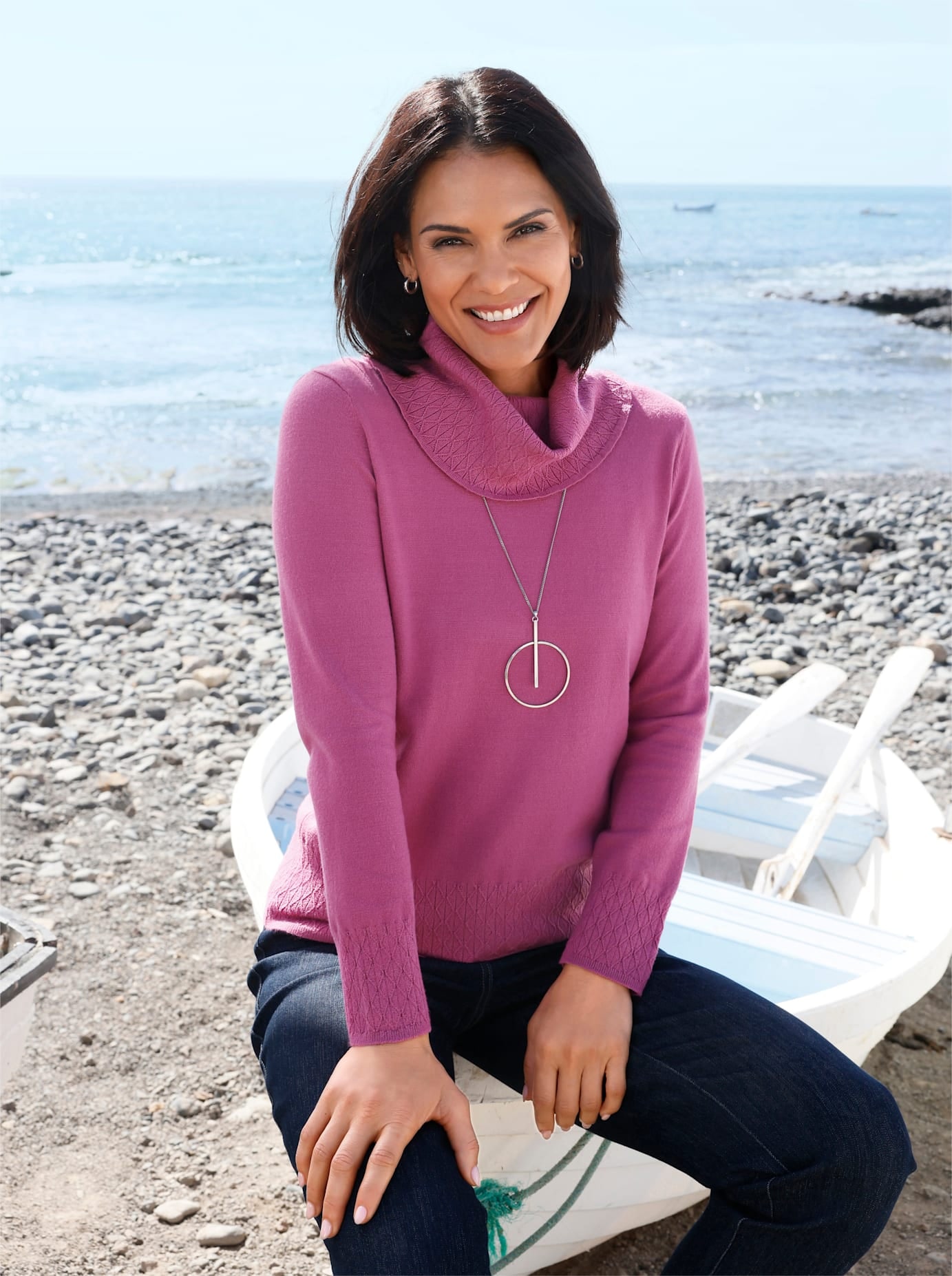 Casual Looks Rollkragenpullover »Rollkragen-Pullover«