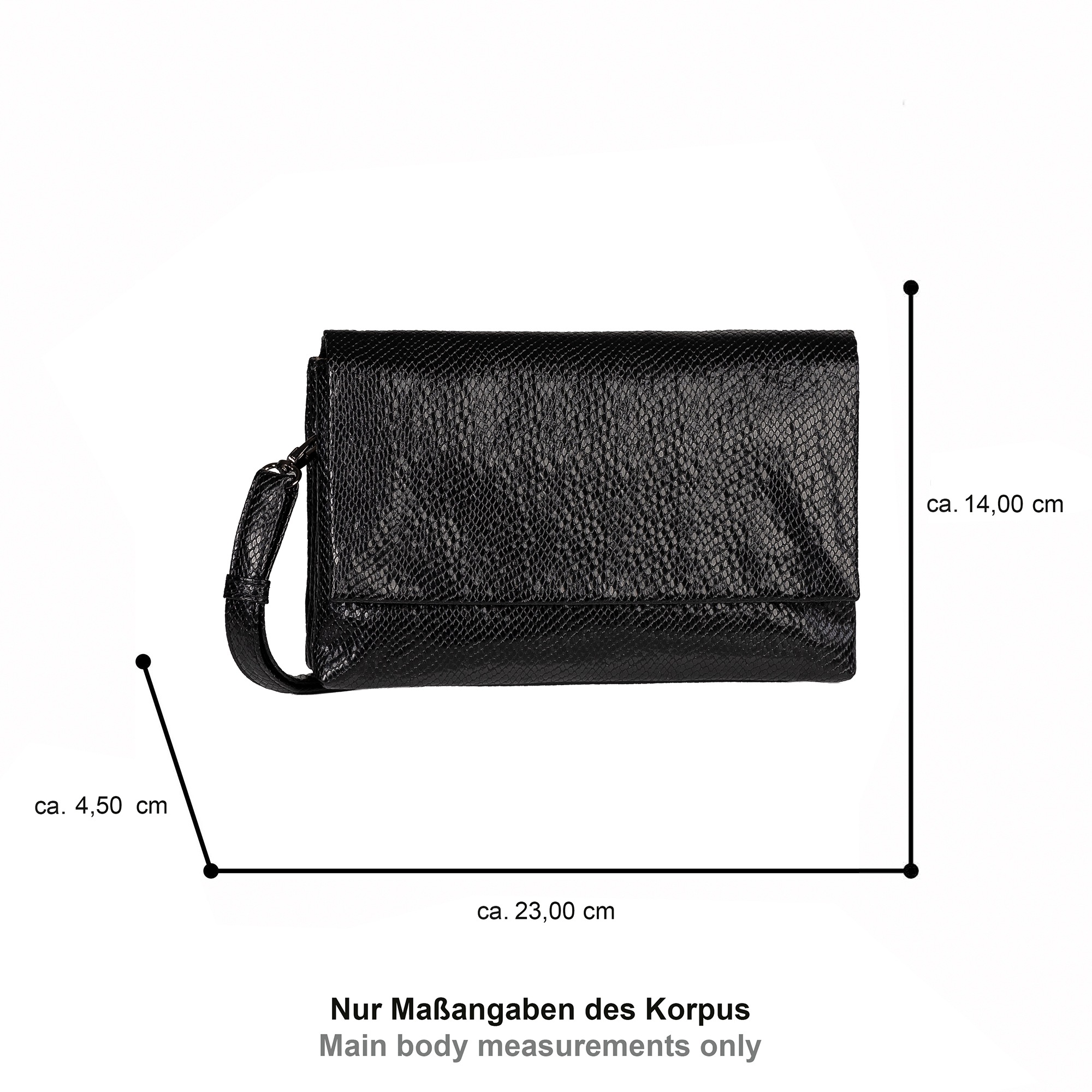 Gabor Sac de soirée »Salara« simple et fonctionnel, avec 2 compartiments, porté variable selon l'occasion