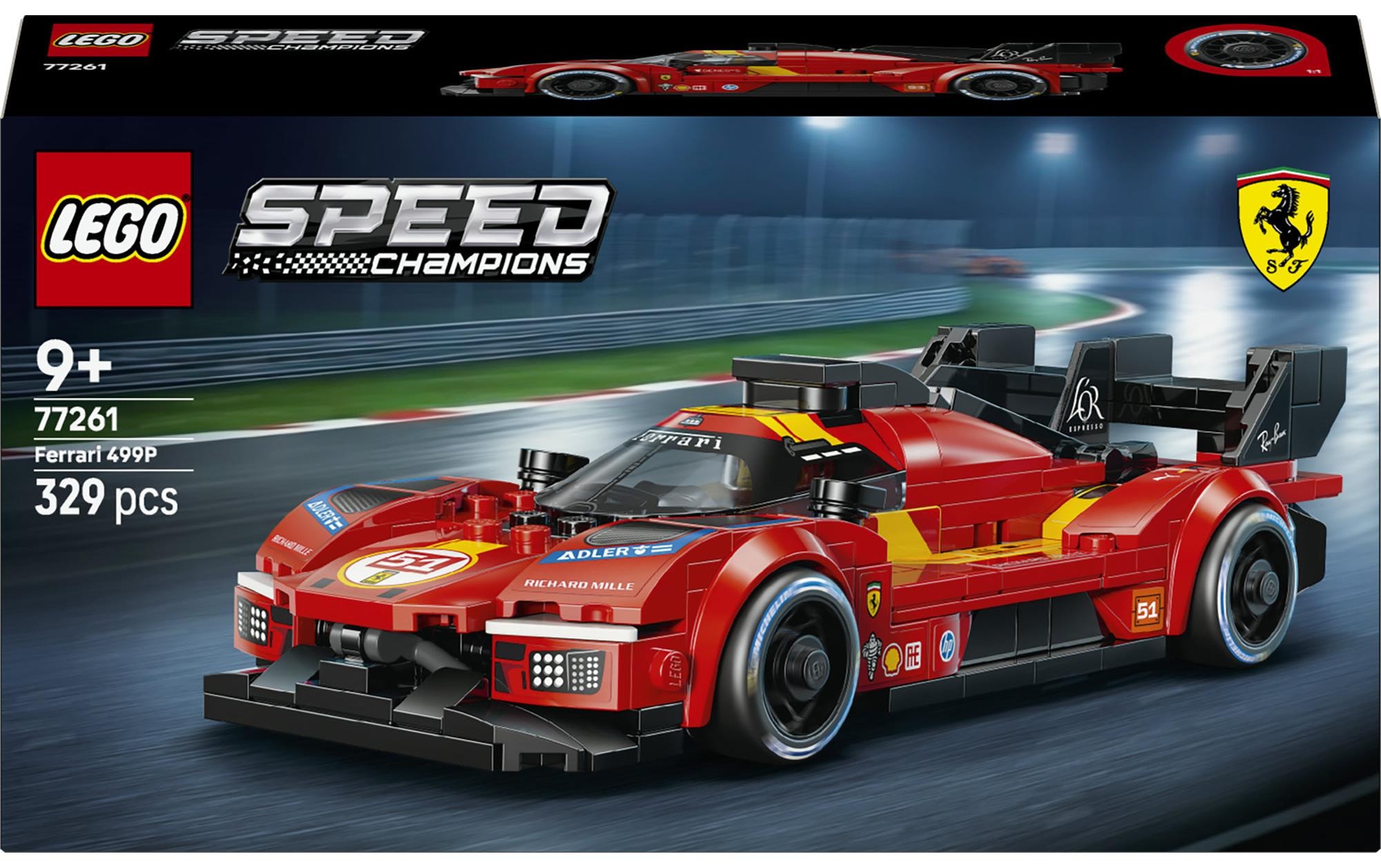 LEGO® Konstruktionsspielsteine »Ferrari 499P (77261), LEGO Speed Champions« Made in Europe