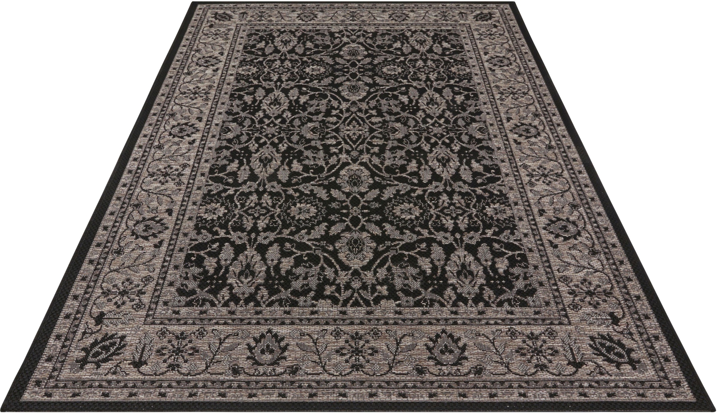 Image of NORTHRUGS Teppich »Konya«, rechteckig, 4 mm Höhe, In-und Outdoor geeignet, Orient Optik, Wohnzimmer, Balkon, Terrasse, Robust, Pflegeleicht, Flachgewebe bei Ackermann Versand Schweiz