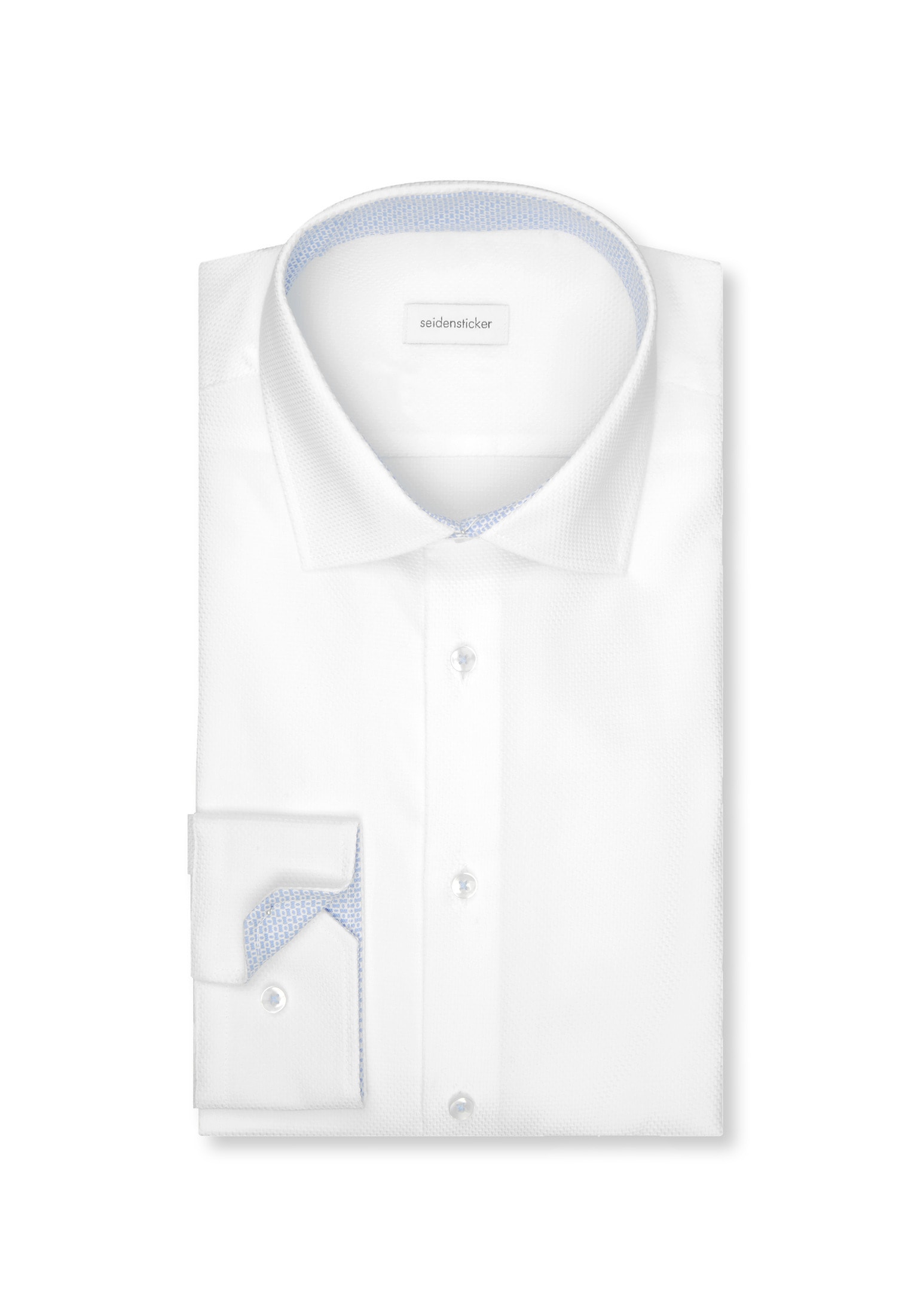 seidensticker Businesshemd »Slim« Slim 1/1 Kentkragen Kleinmuster