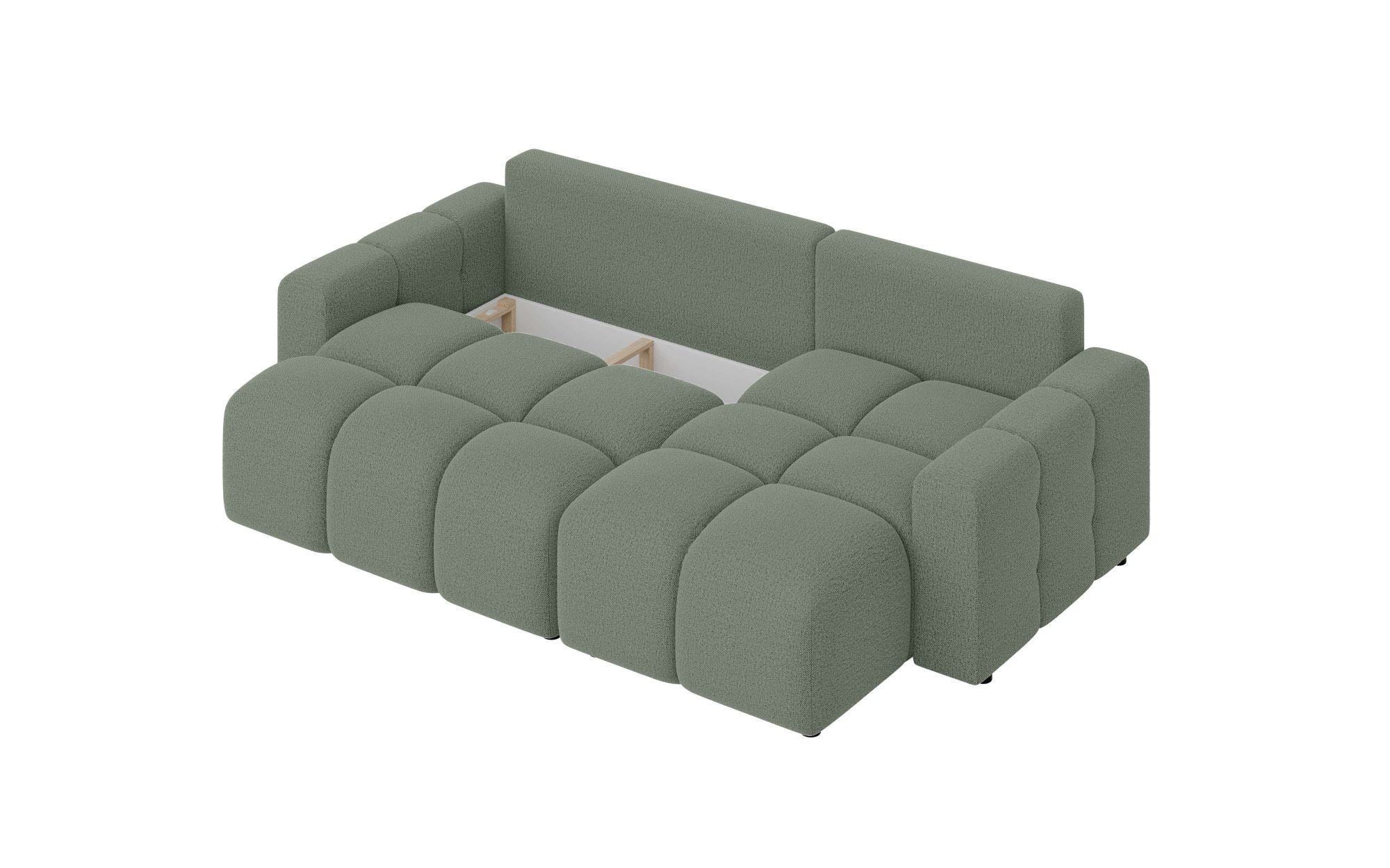 INOSIGN Ecksofa »FELICI, Schlafsofa 233cm, L-Form mit Recamiere beidseitig montierbar«, Designsofa mit Bettfunktion und Bettkasten, Masse B/T/H: 233/142/88 cm