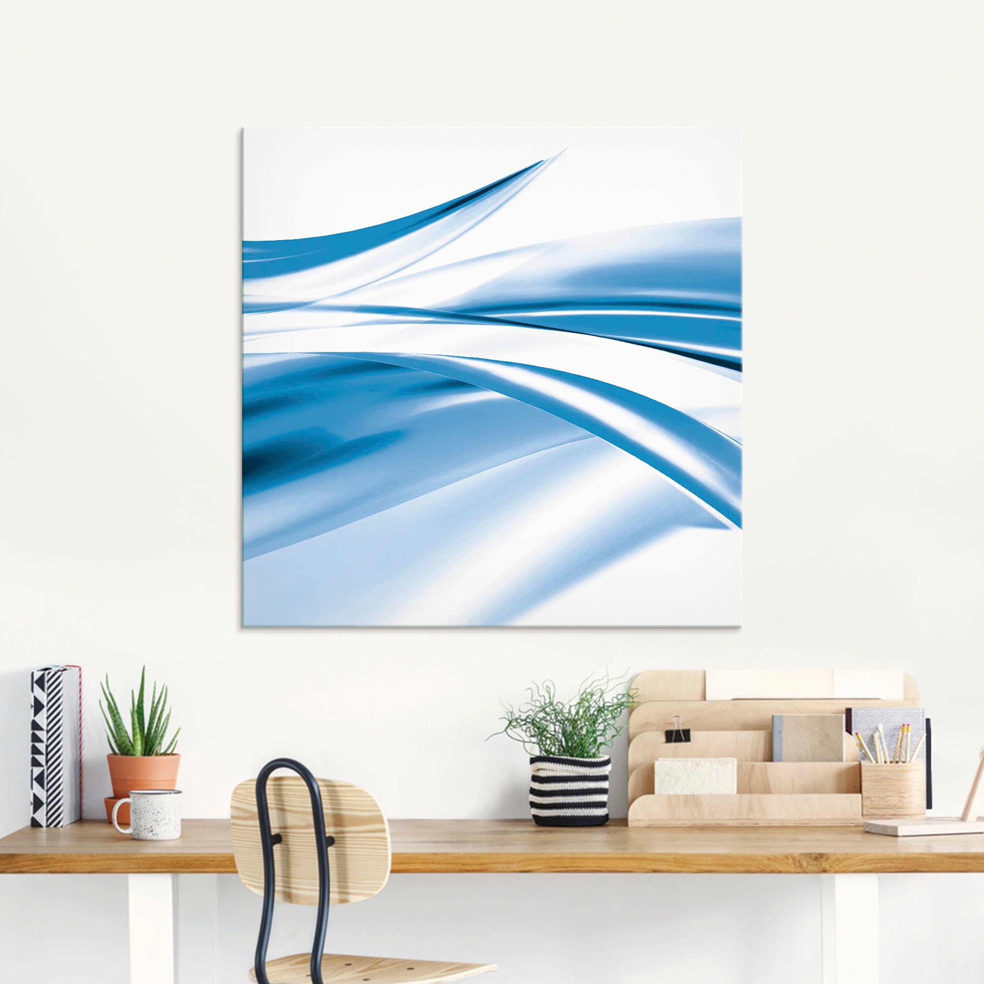 Artland Glasbild »Schöne Welle - Abstrakt«, Gegenstandslos, (1 St.), in verschiedenen Grössen