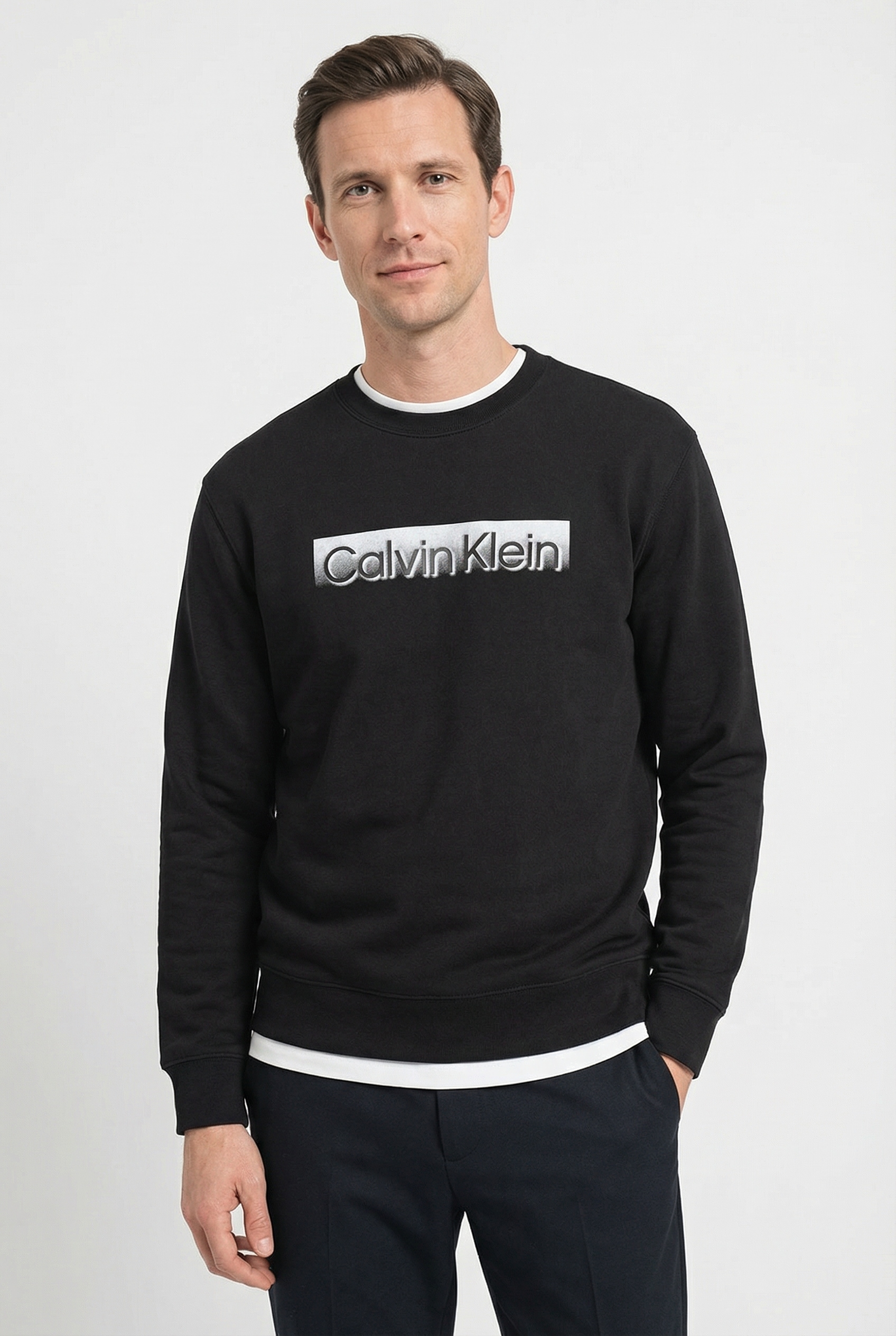 Calvin Klein Sweatshirt »EU SPORTSWEAR GRAPHIC CREWNECK«, Regular fit mit Logodruck
