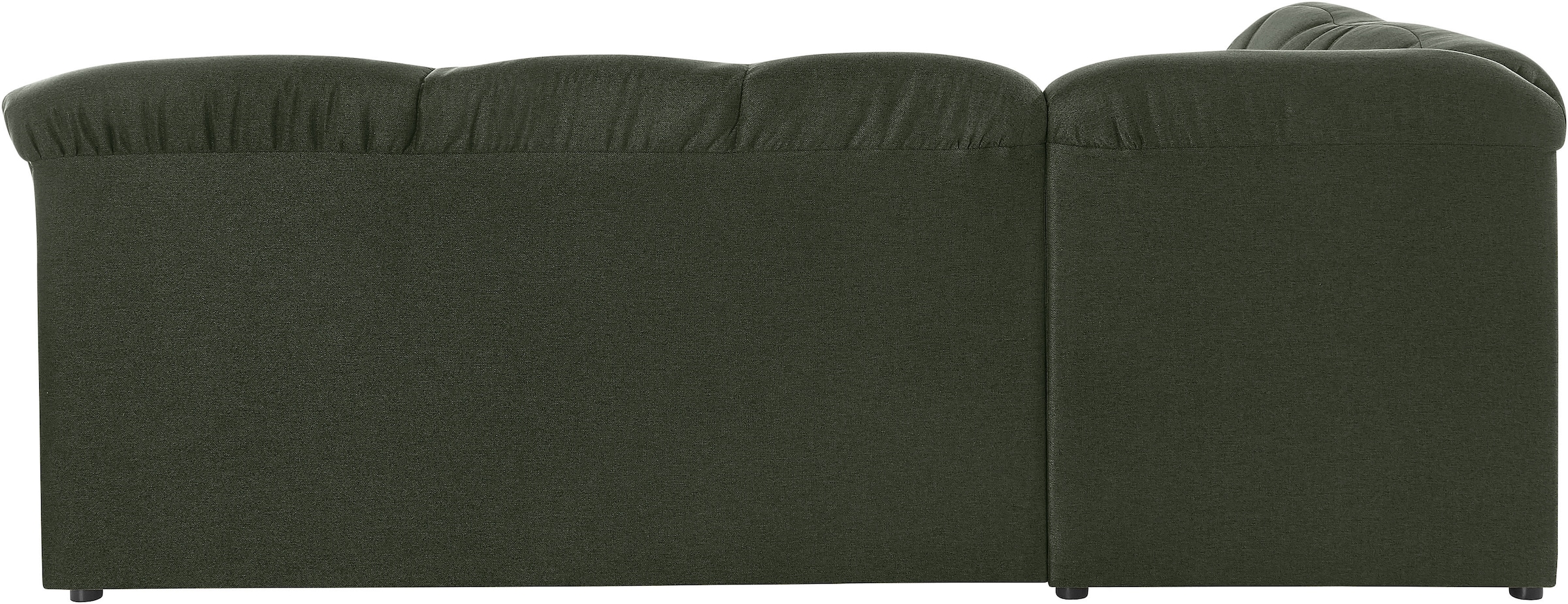 DOMO collection Ecksofa »Pegnitz, elegante Rückensteppung, zeitlose Formensprache, L-Form«, wahlweise mit Bettfunktion
