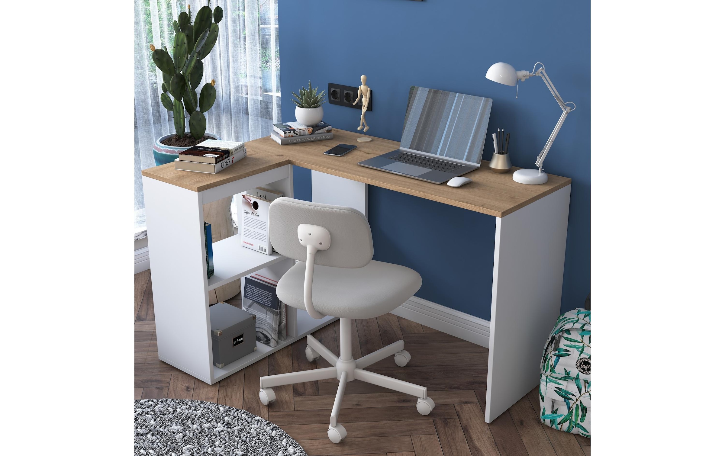 WOODY FASHION Arbeitstisch »120 x 74.8 x 50 cm«