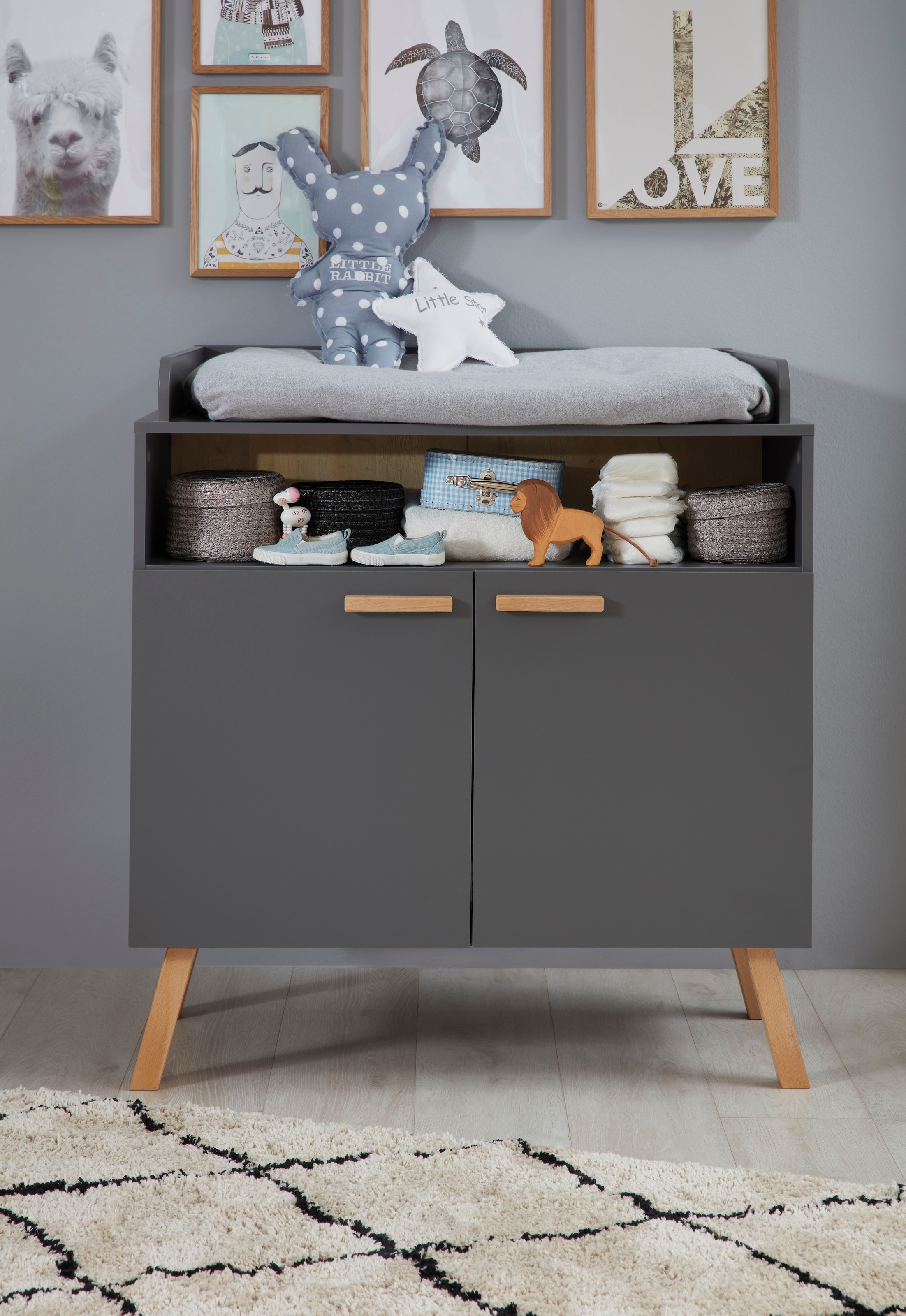 trendteam Commode à langer »Mats« bis 15 kilos 96 cm
