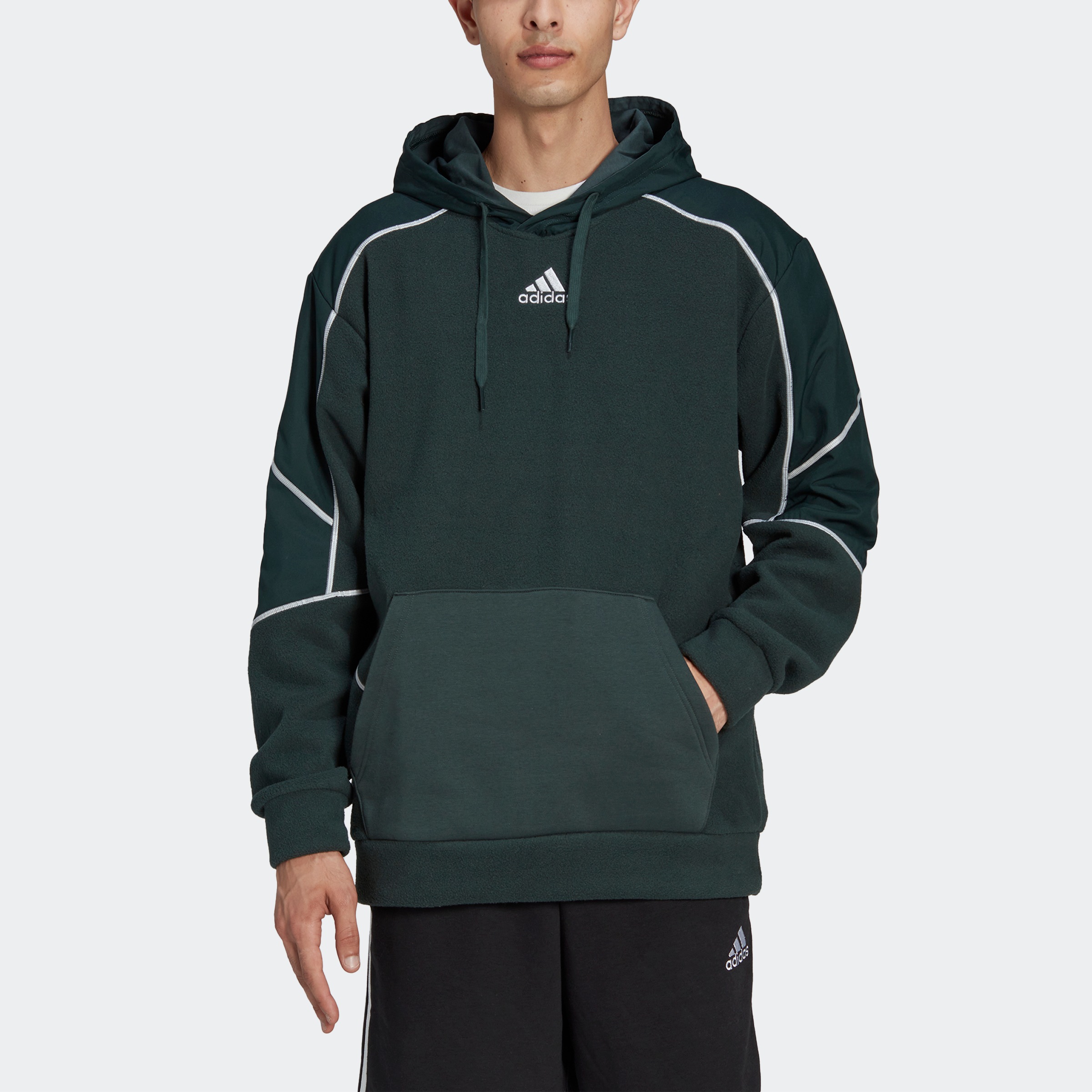 Image of adidas Performance Sweatshirt »ESSENTIALS REFLECT IN THE DARK POLAR FLEECE HOODIE« bei Ackermann Versand Schweiz