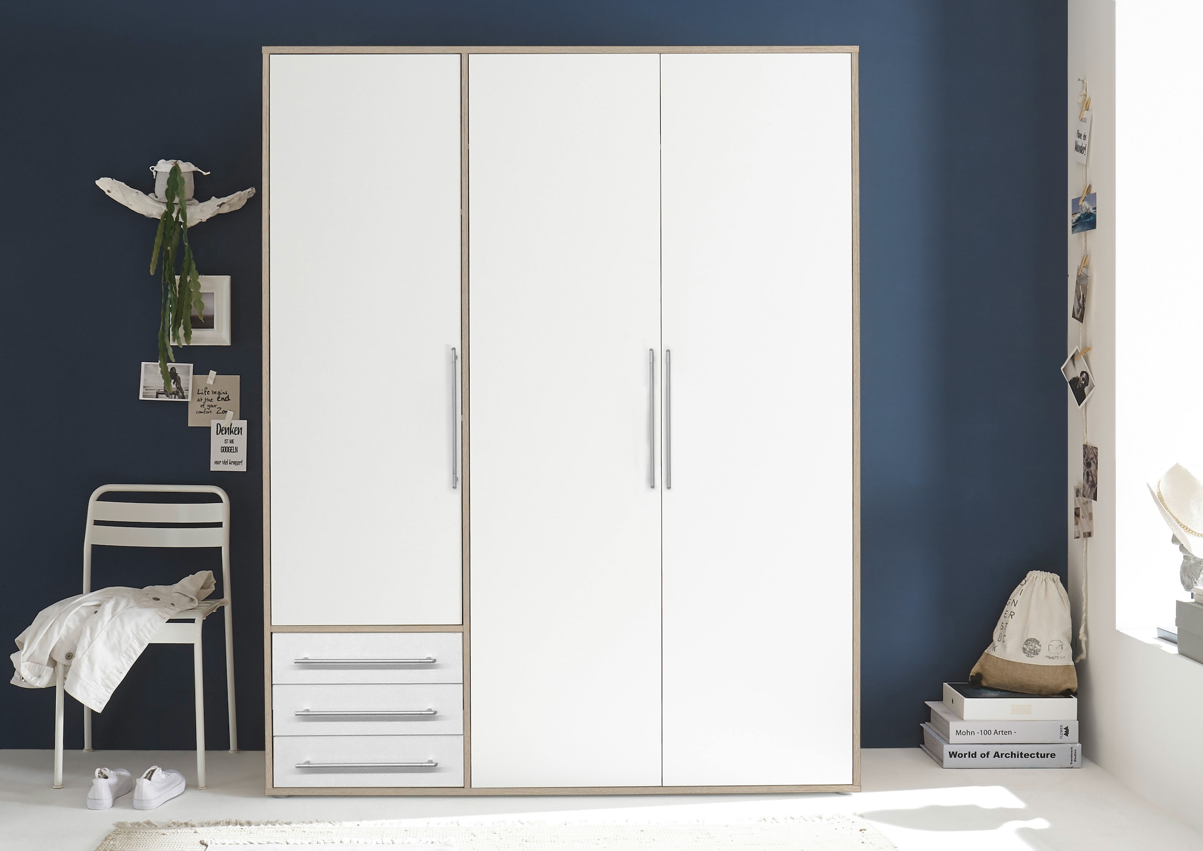 Image of Schlafkontor Drehtürenschrank "Lyss Schrank, Kleiderschrank mit Drehtüren" in verschiedenen Farben und Grössen erhältlich