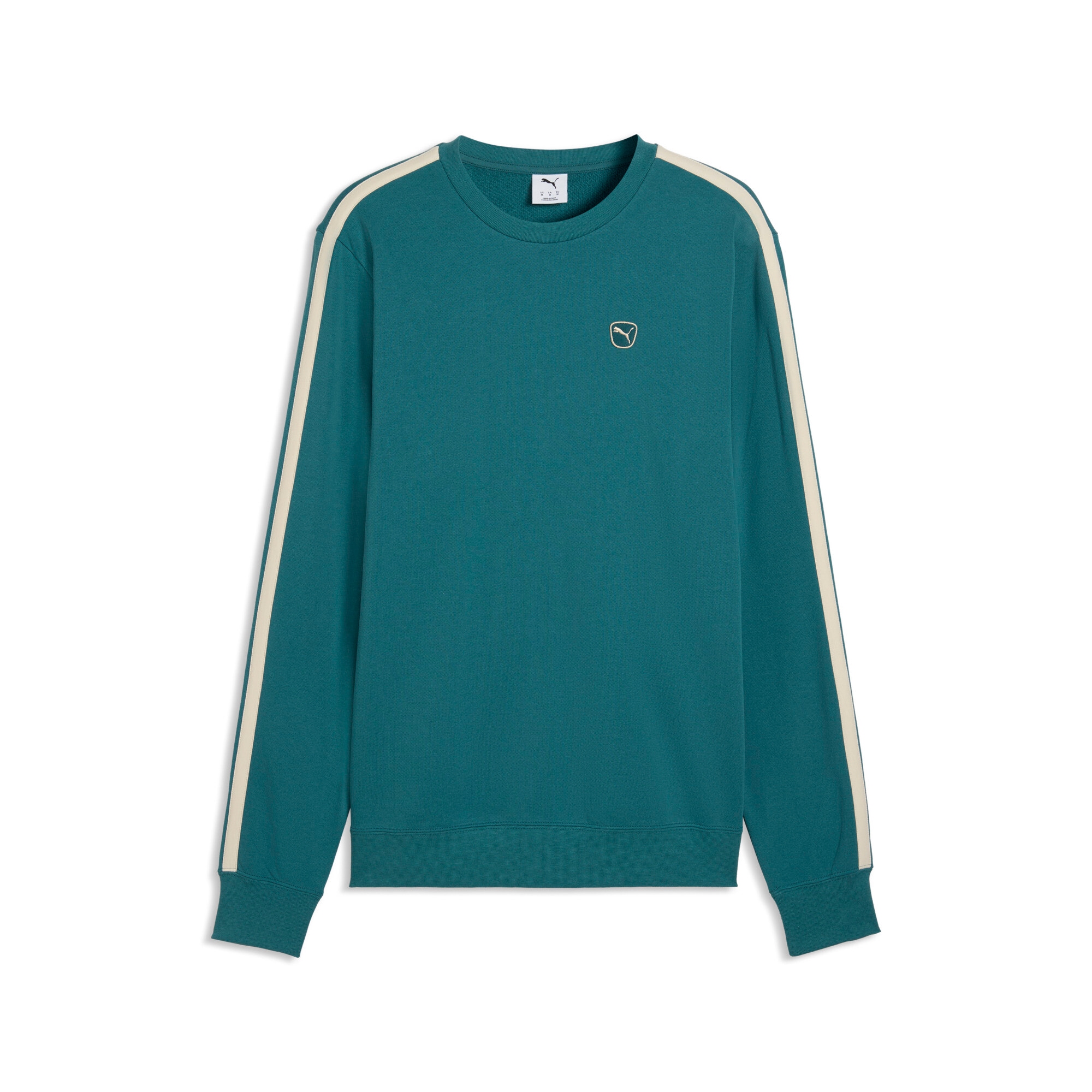 PUMA T-shirt à manches longues »ESS ELEVATED CREW TR« coupe régulière, manches longues, style sportif, col rond