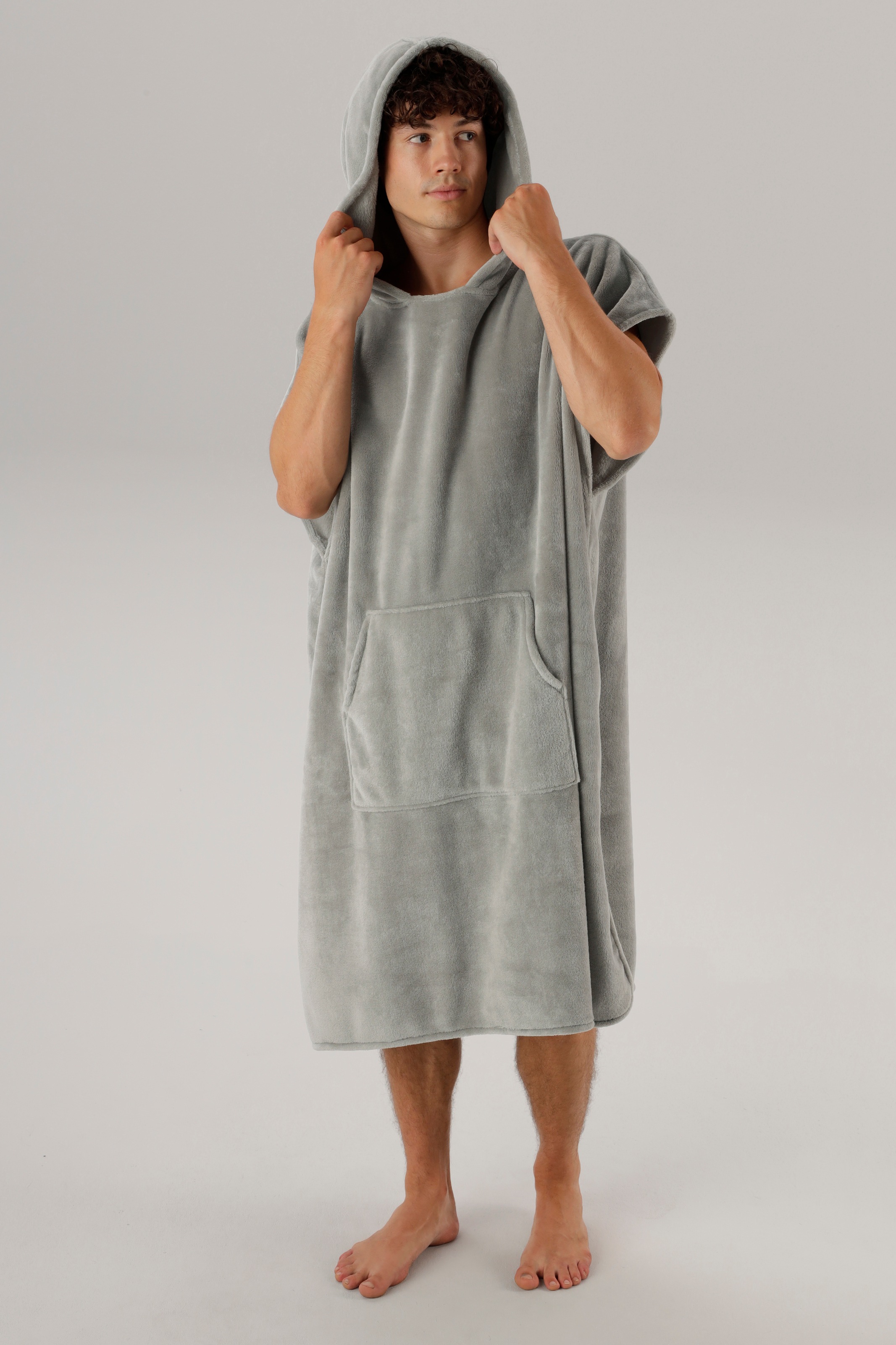 GOODproduct Badeponcho »Miia, Surfponcho ideal für Sauna, Spa & im Urlaub« 1 Stk. weich und kuschelig, plüsch, Unisex, für Damen und Herren