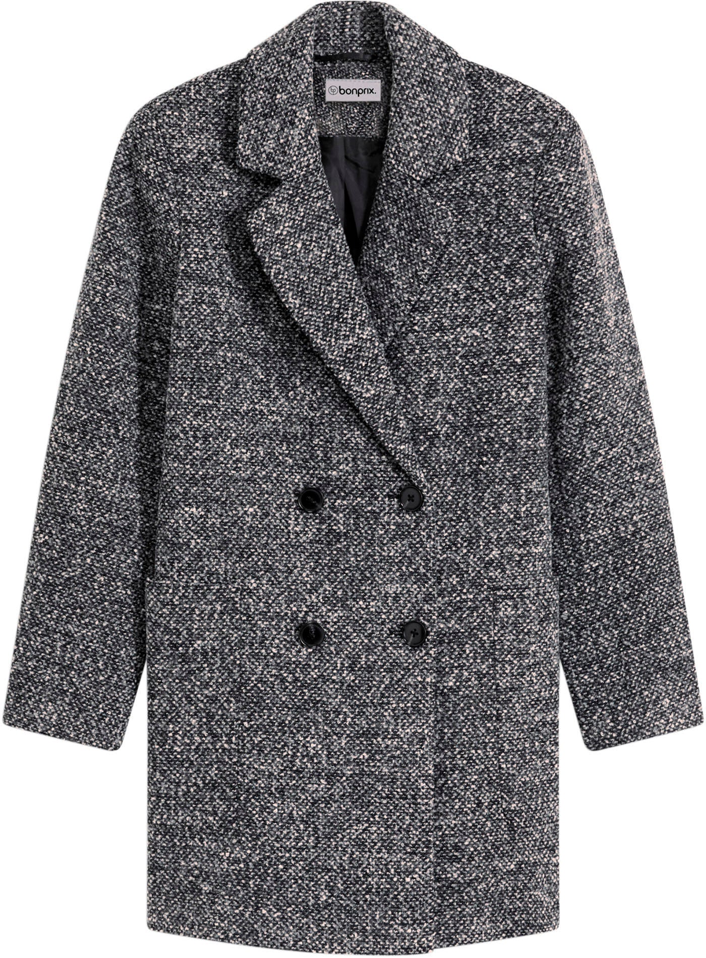 bonprix Manteau court »Kurzmantel in Wolloptik« aus Polyester und Wolle, vollständig gefüttert, lockere Passform