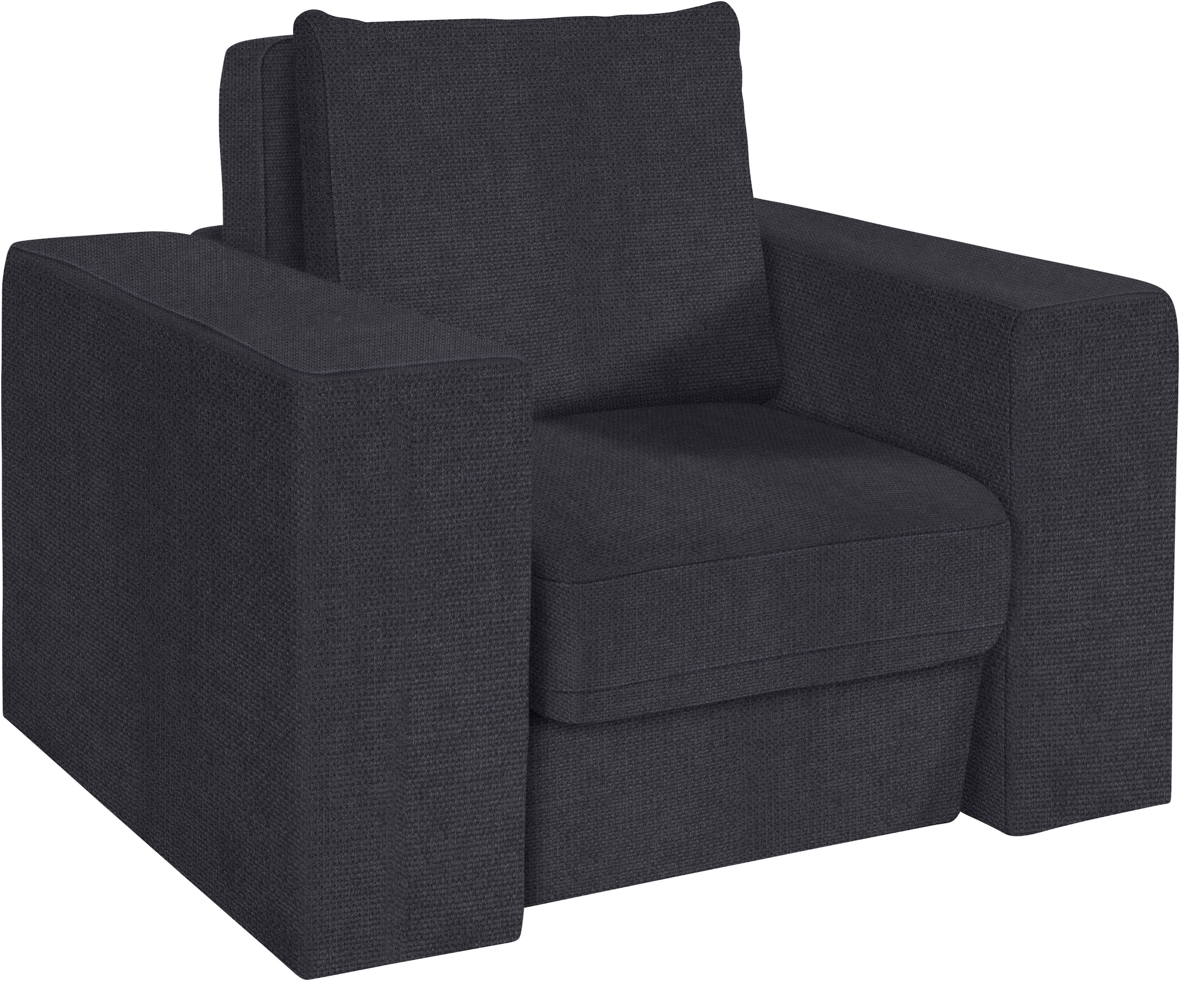 LOOKS by Wolfgang Joop Sessel »Looksv«, Verwandlungssessel: aus Sessel wird Sessel mit Hocker