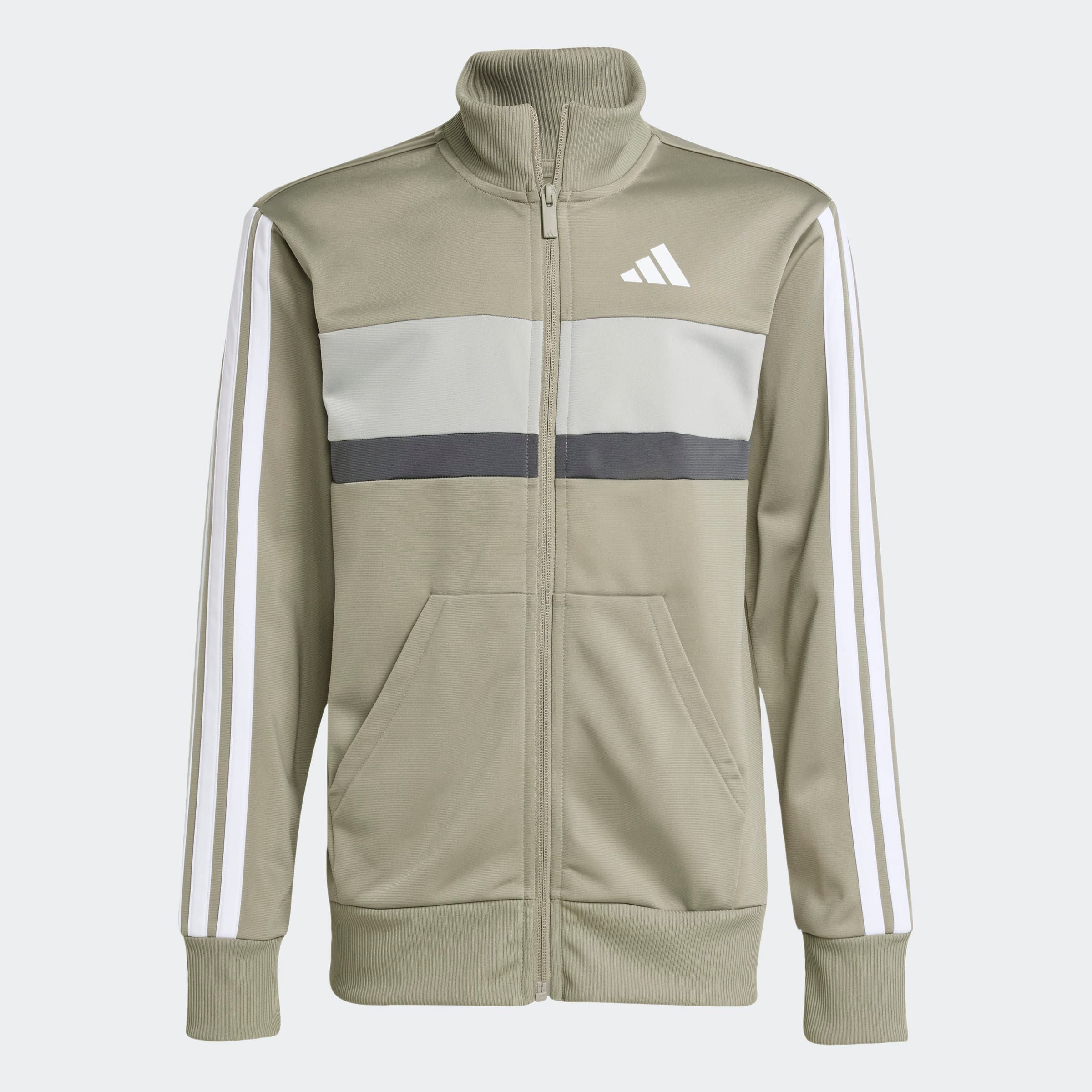 adidas Sportswear Trainingsanzug »SEASONAL ESSENTIALS TIBERIO 3-STREIFEN TRICOT KIDS« 2 Stk.