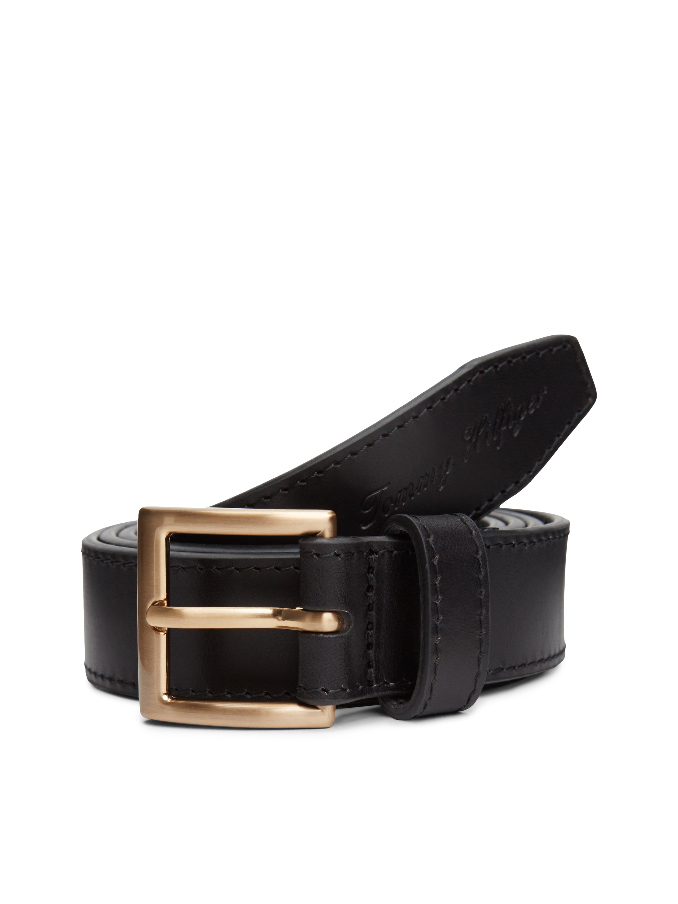 Tommy Hilfiger Ceinture en cuir »TH SOHO 3.0 cm breit«