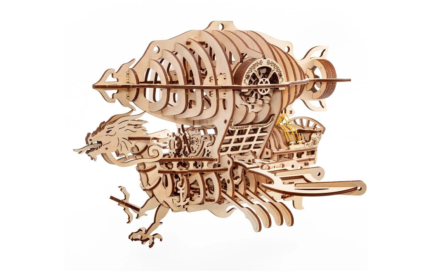 Image of Modellbausatz "Eco-Wood-Art Luftschiff Skylord" 388 Stk. tlg.