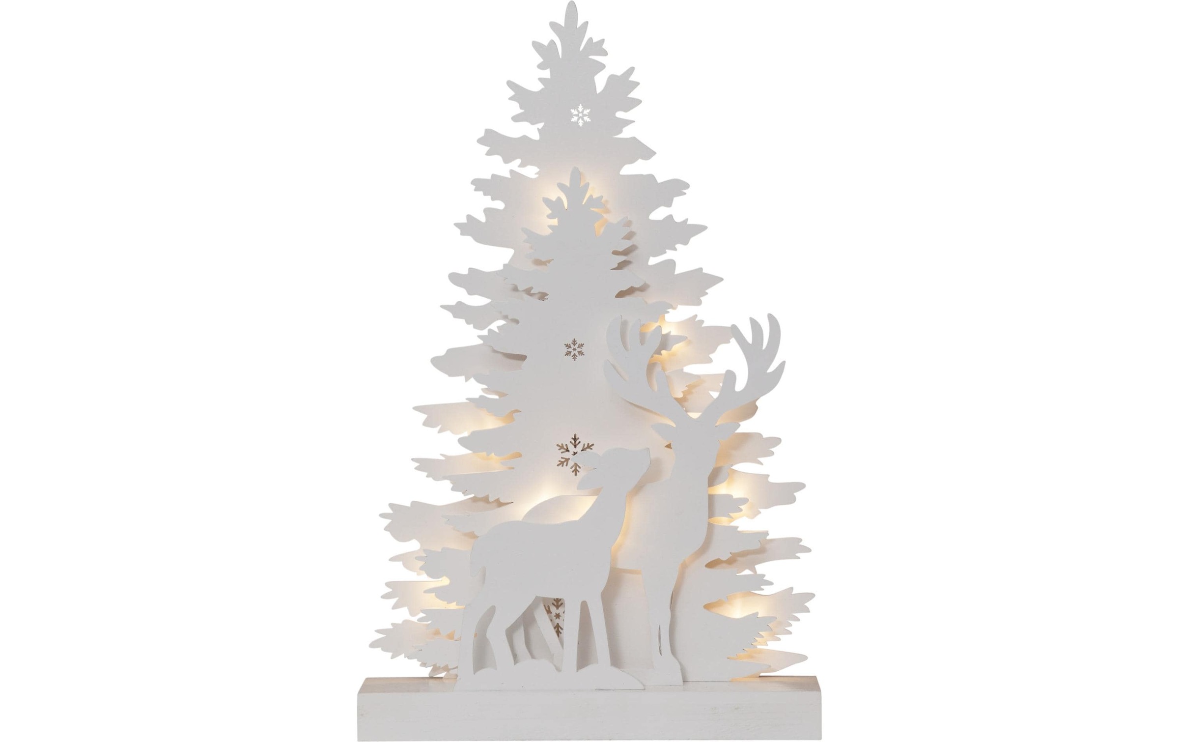 Image of LED Dekolicht "LED Wald Fauna 44 cm" LED-Modul warmweiss