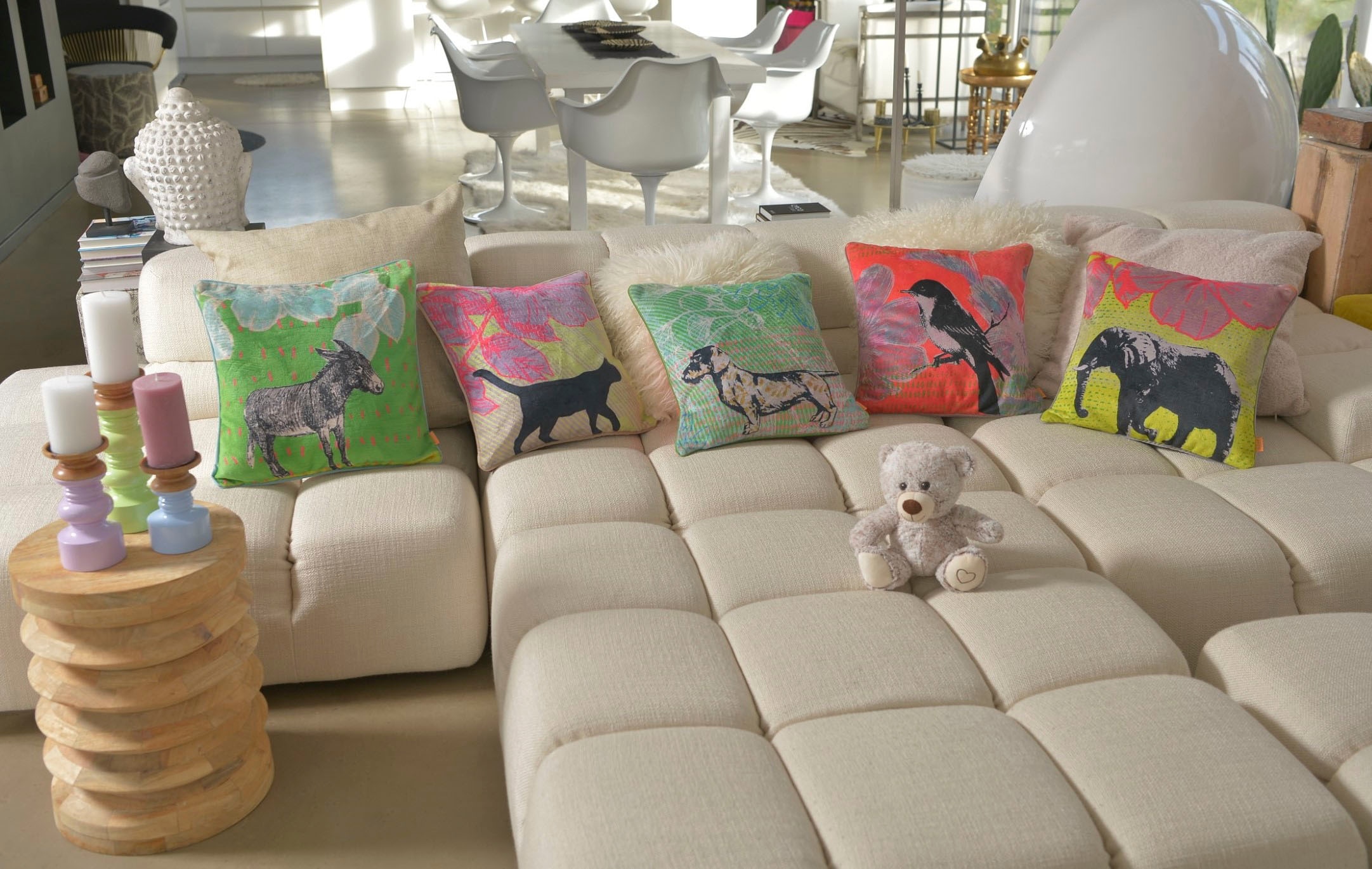 H.O.C.K. Coussin décoratif »Lieblingstiere Dackel«