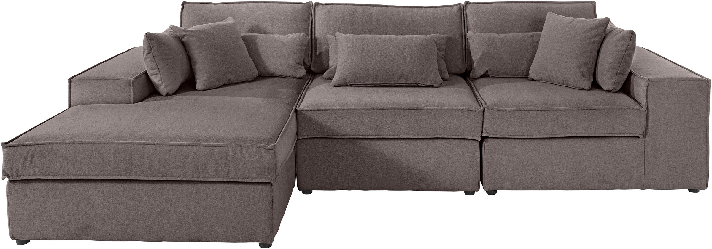 RAUM.ID Ecksofa »Florid L-Form«, 3 Teile, bestehend aus Modulen, viele Bezugsqualitäten, auch in Cord