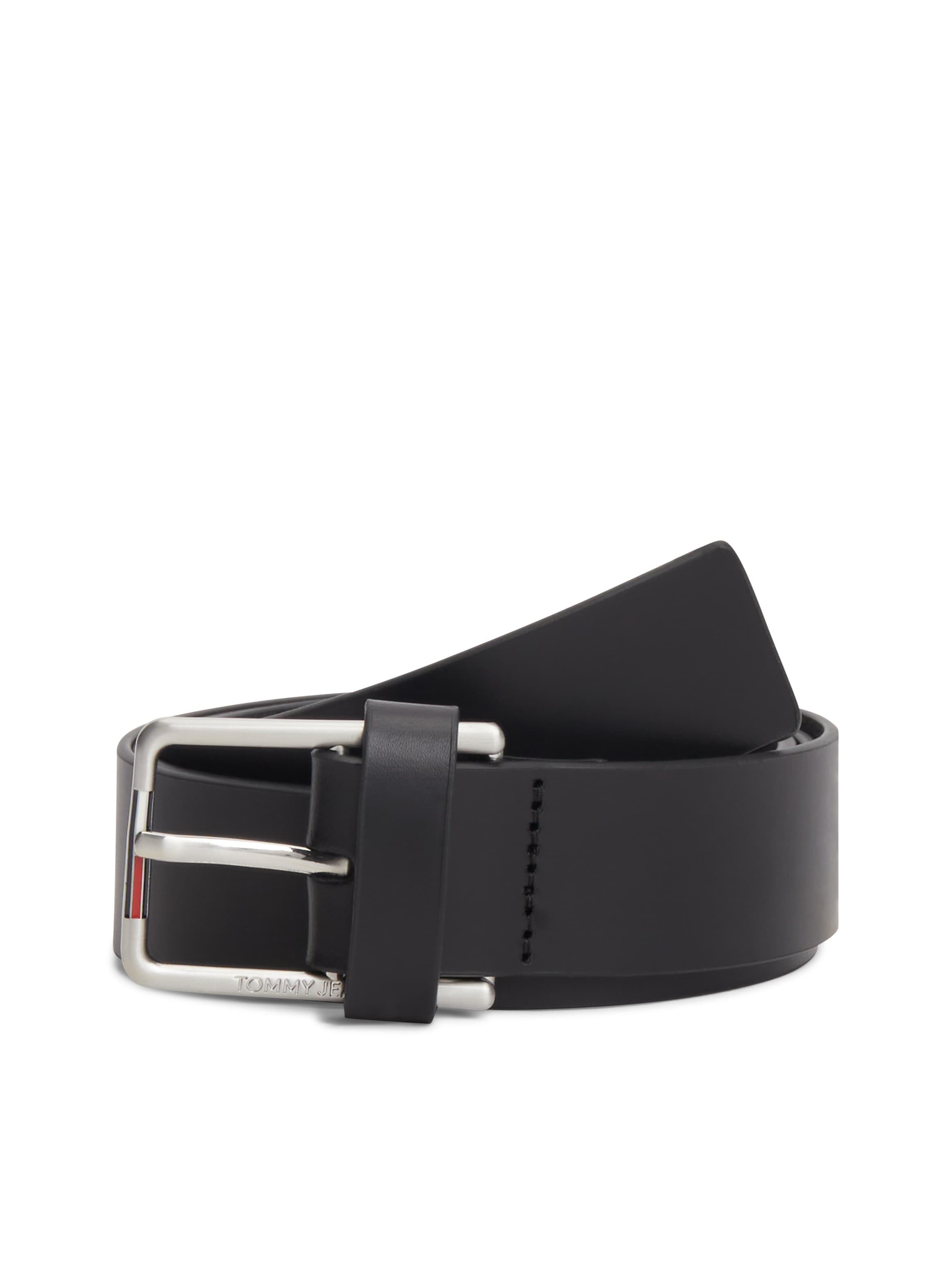 Tommy Jeans Ceinture en cuir »TJM AUSTIN 3.5« taille réglable avec détails d’étiquette sur la boucle