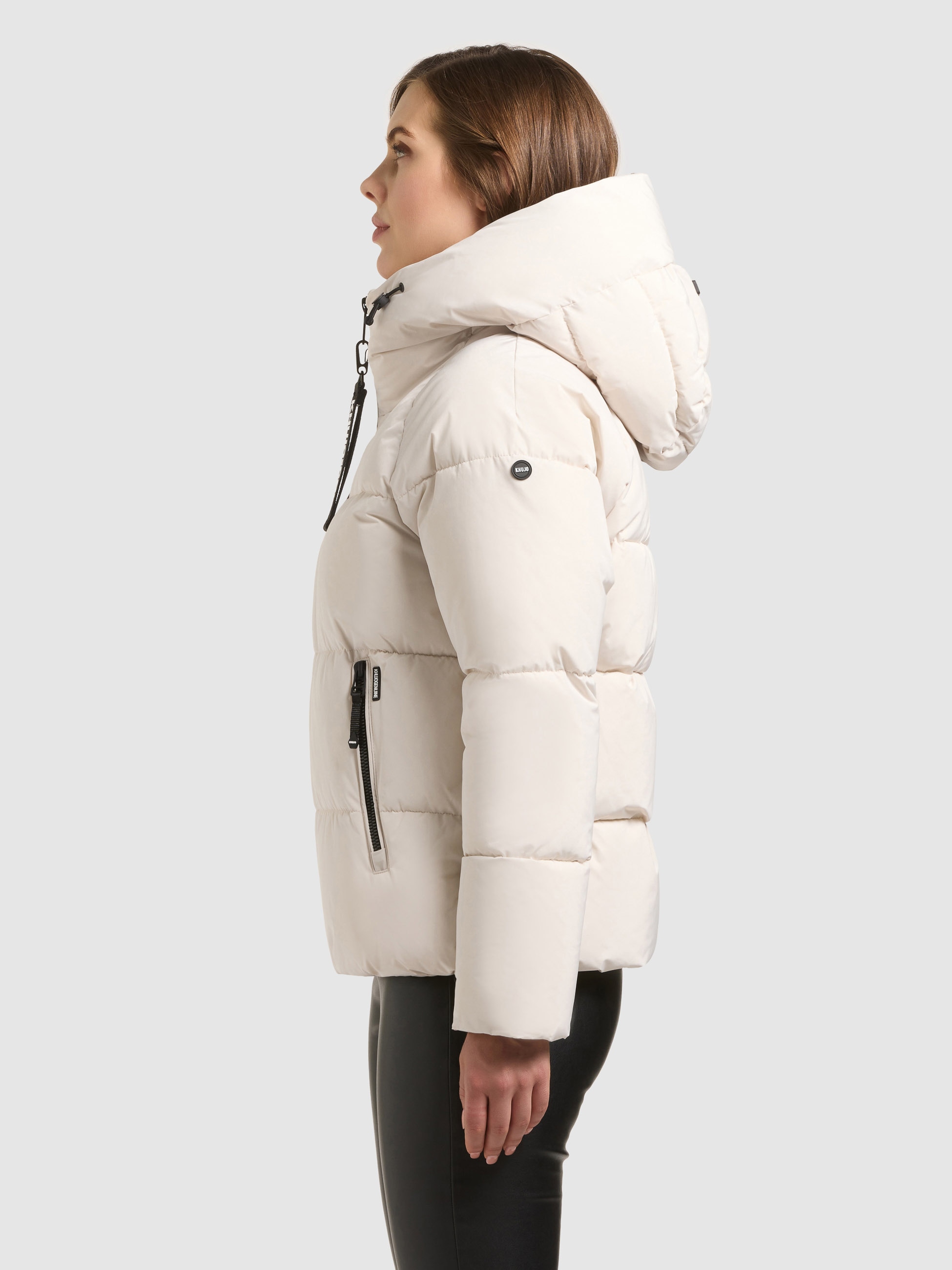 khujo Steppjacke »ONO2« mit Kapuze Loose Fit