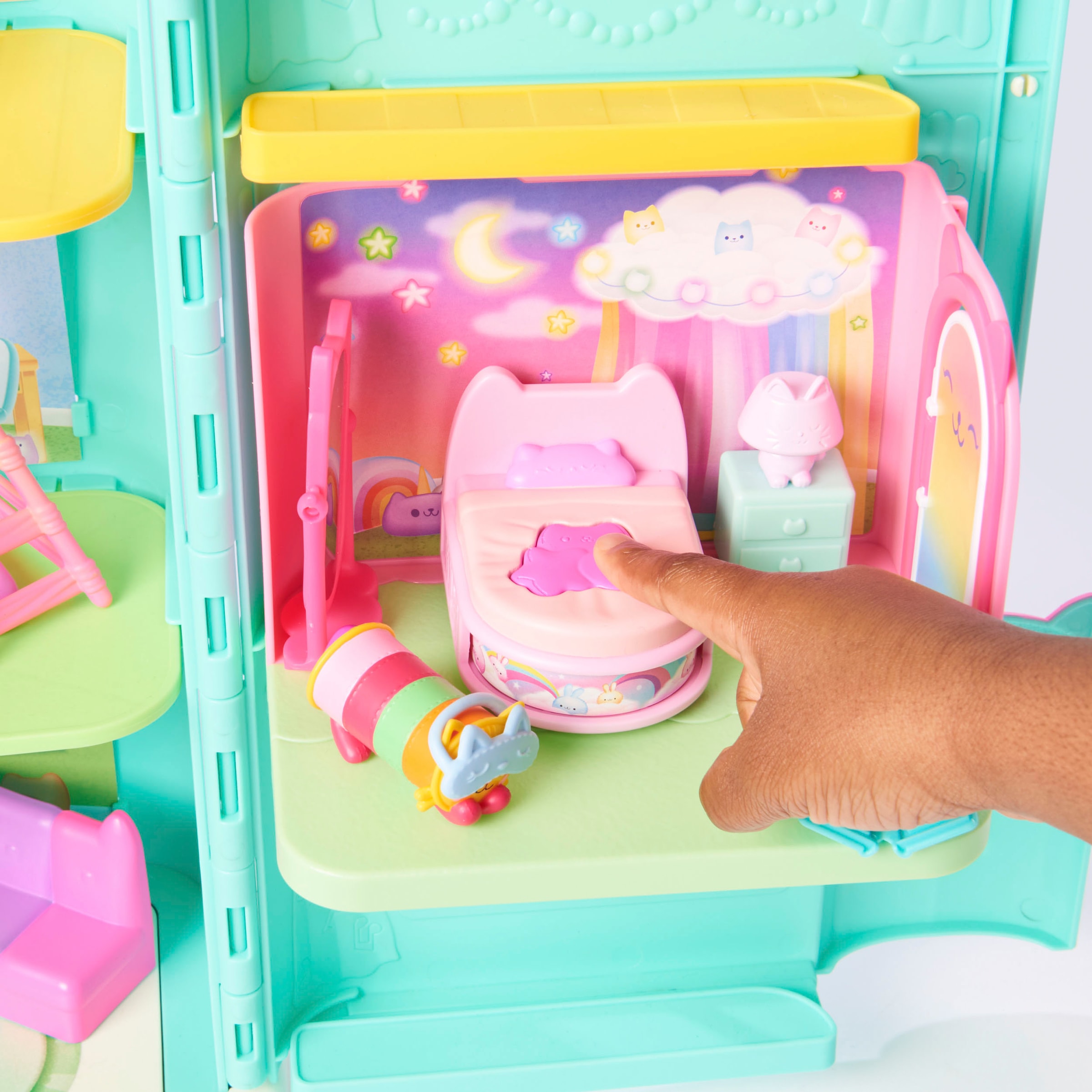 Spin Master Monde de jeu »Gabby's Dollhouse – Deluxe Room – Pillow Cat's Schlafzimmer«
