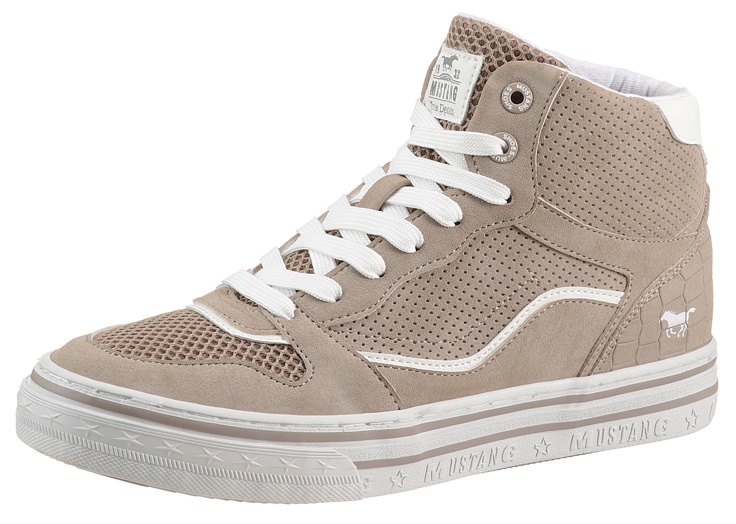 Image of Mustang Shoes Plateausneaker, mit hohem Schaft bei Ackermann Versand Schweiz