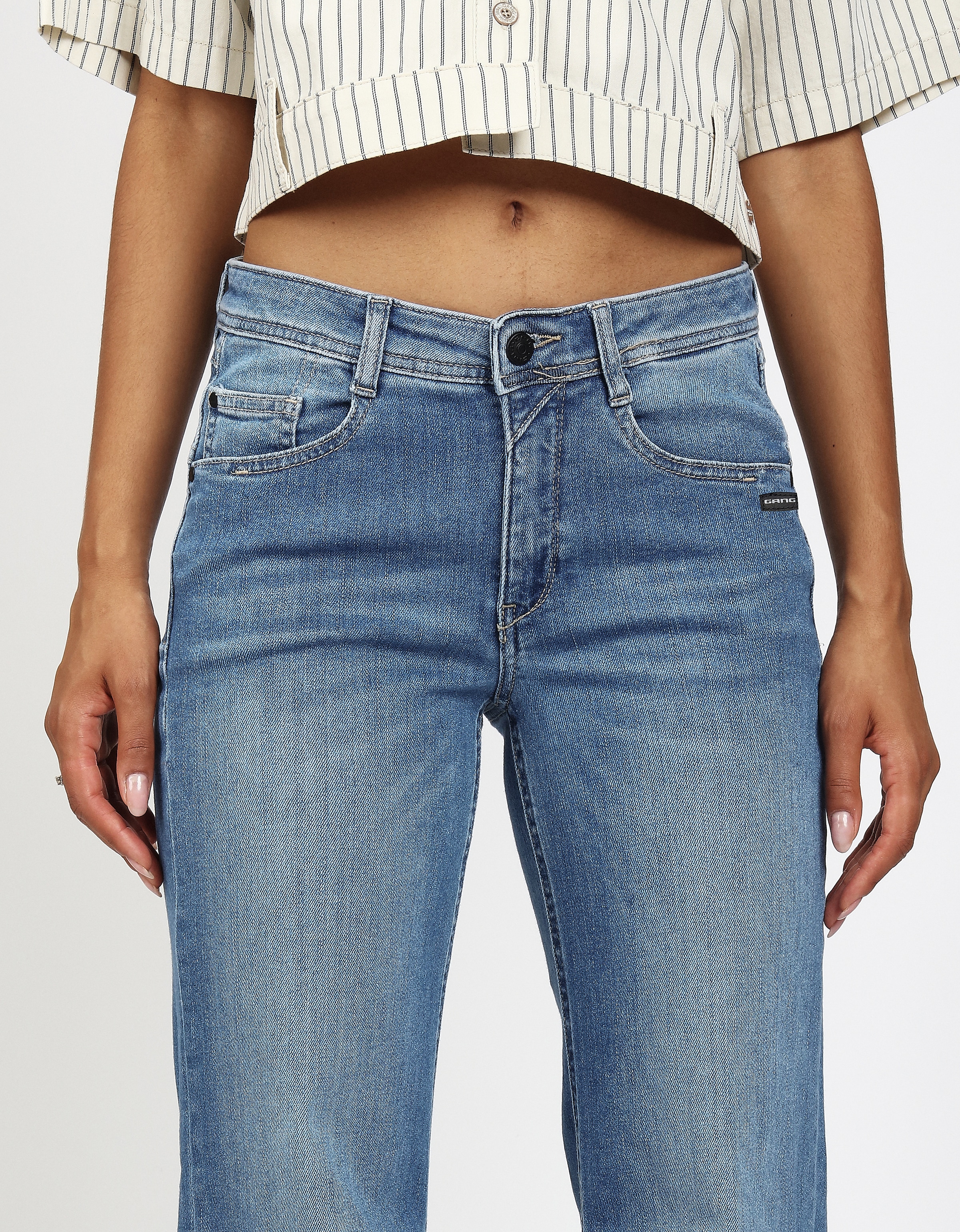 GANG 5-Pocket-Jeans »94AMELIE WIDE LONG« Long = 4 cm länger