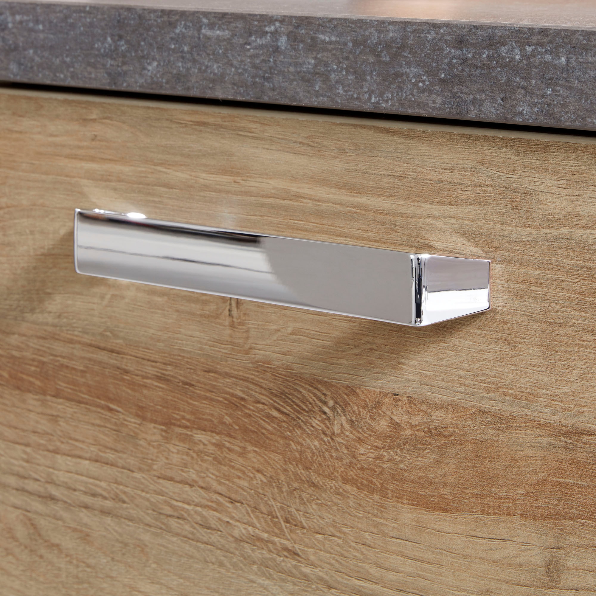 welltime Spiegelschrank »Bilbao«, Badezimmerschrank mit 2 Glasböden und 9 Fächern - (B/T/H) 123/18/71 cm