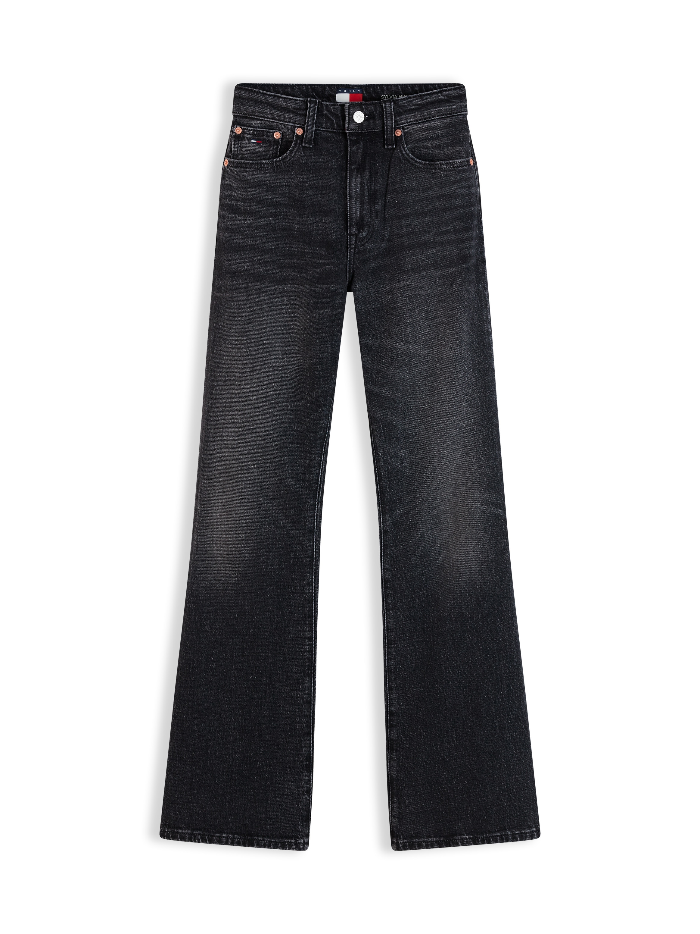 Tommy Jeans Jeans bootcut »SYLVIA HIGH RISE BOOTCUT DJ0187« mélange de coton