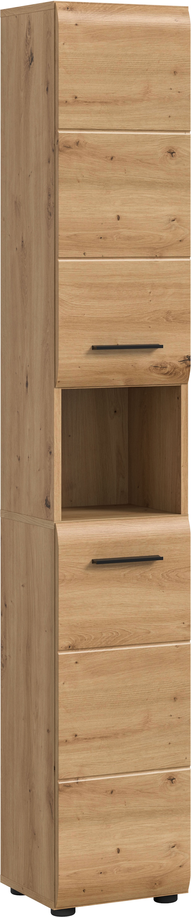 Image of welltime Stauraumschrank 1 Stk. tlg. Florenz, Badschrank hoch, Artisan Oak NB, 185 cm Hoch