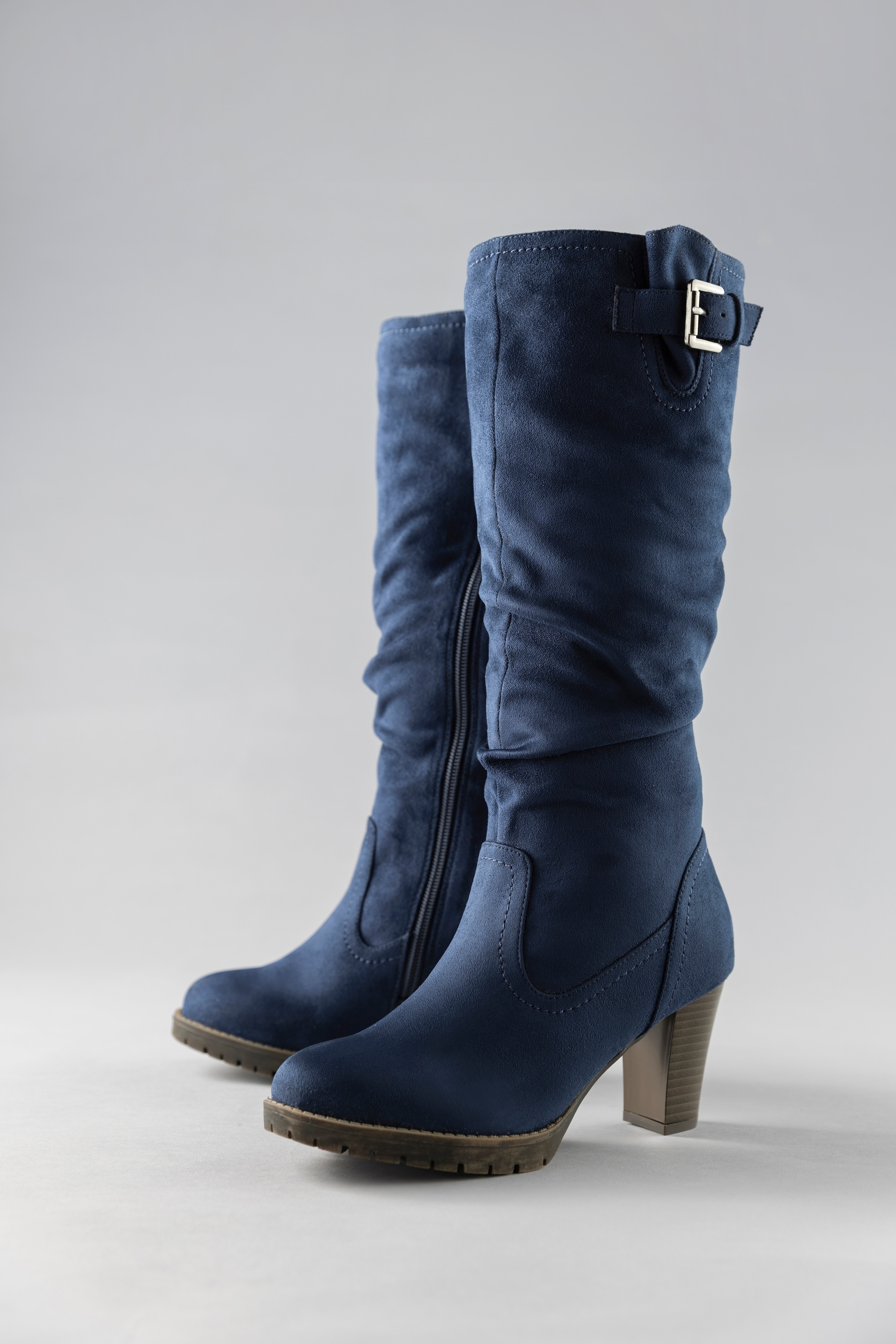 Image of Aniston SHOES Stiefel mit Raffungen am slouchy Schaft