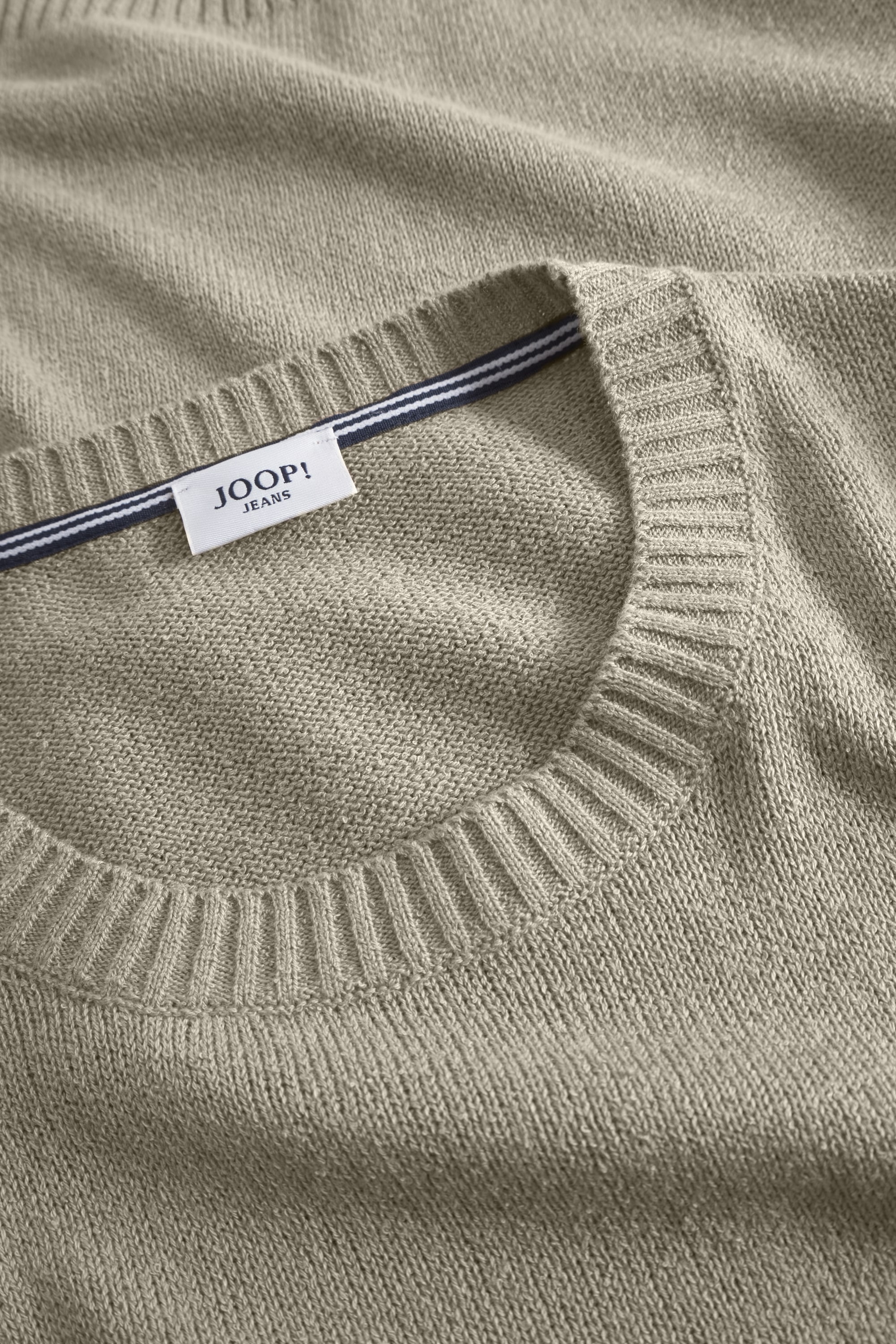 Joop Jeans Strickpullover »Belao«, mit Rundhalsausschnitt
