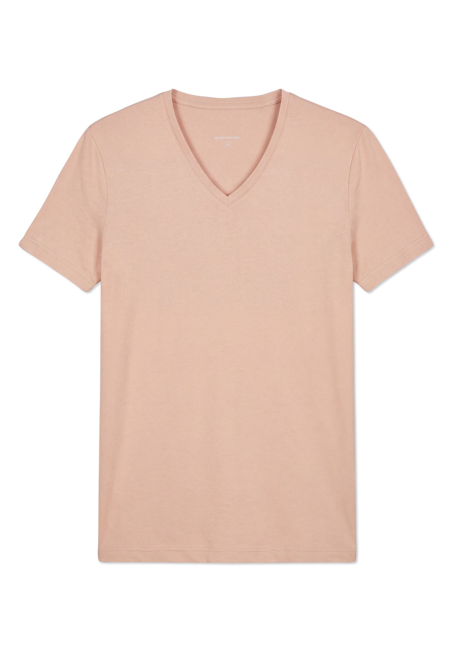 seidensticker T-shirt »Schwarze Rose« demi-col en V uni