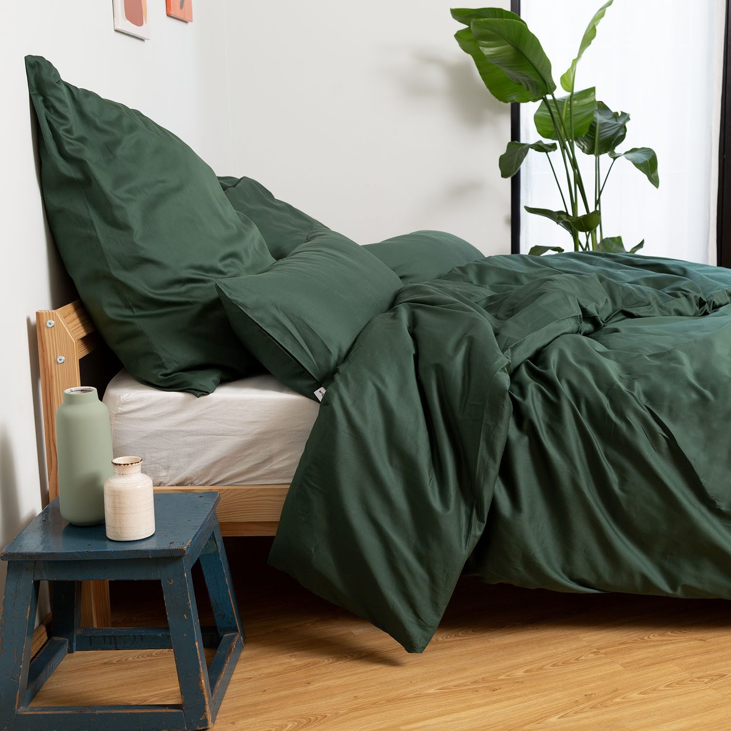 Wolkenfeld Bettwäsche »Edel Mako-Satin Bettwäsche, unfassbar weich« 2 Stk. tlg. 135x200 cm, 155x220 & Übergrössen I inkl. Kissenbezüge 80x80 I Uni