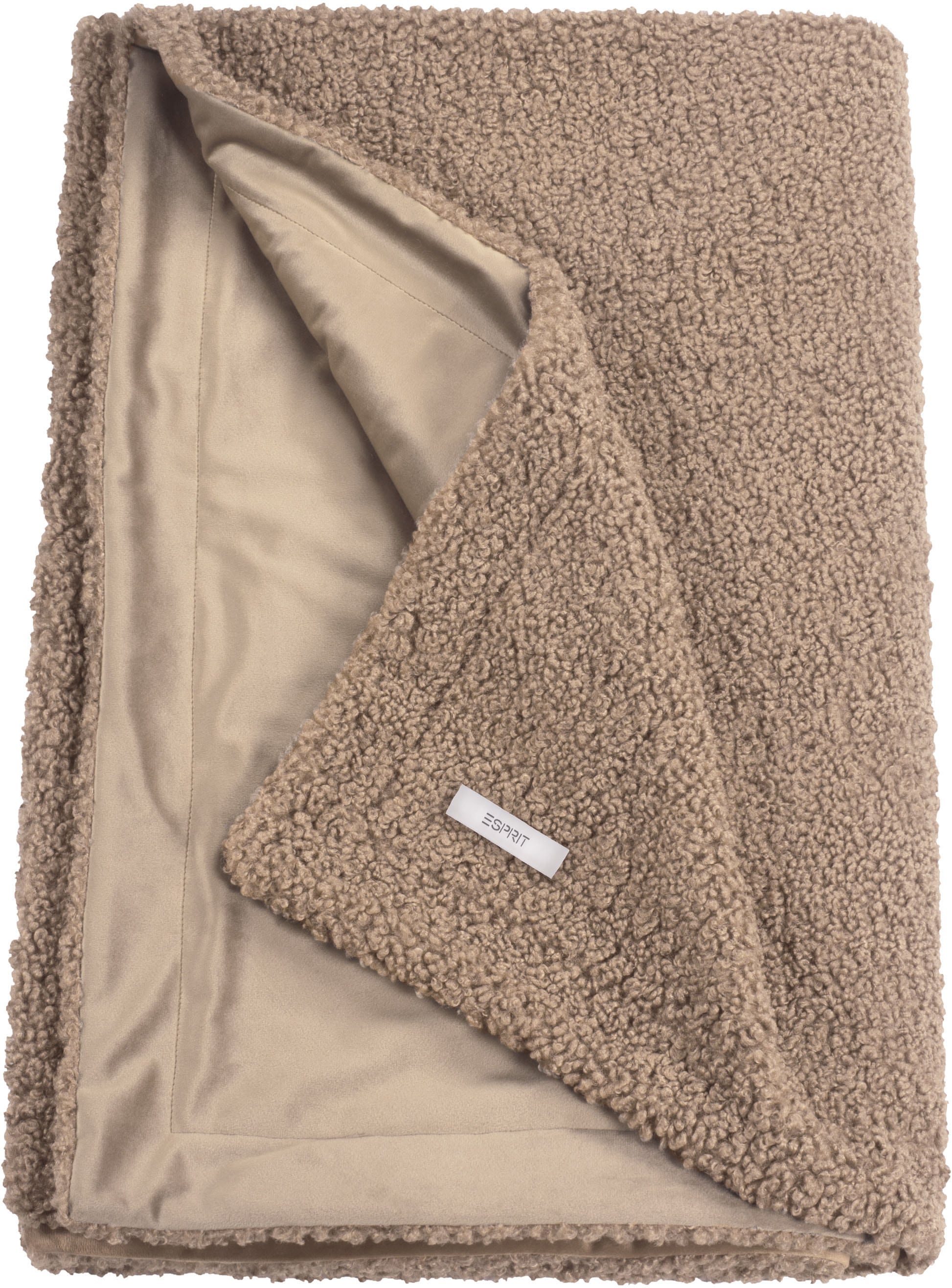 Esprit Plaid »Teddy«, aus kuschelig weicher Qualität, Kuscheldecke