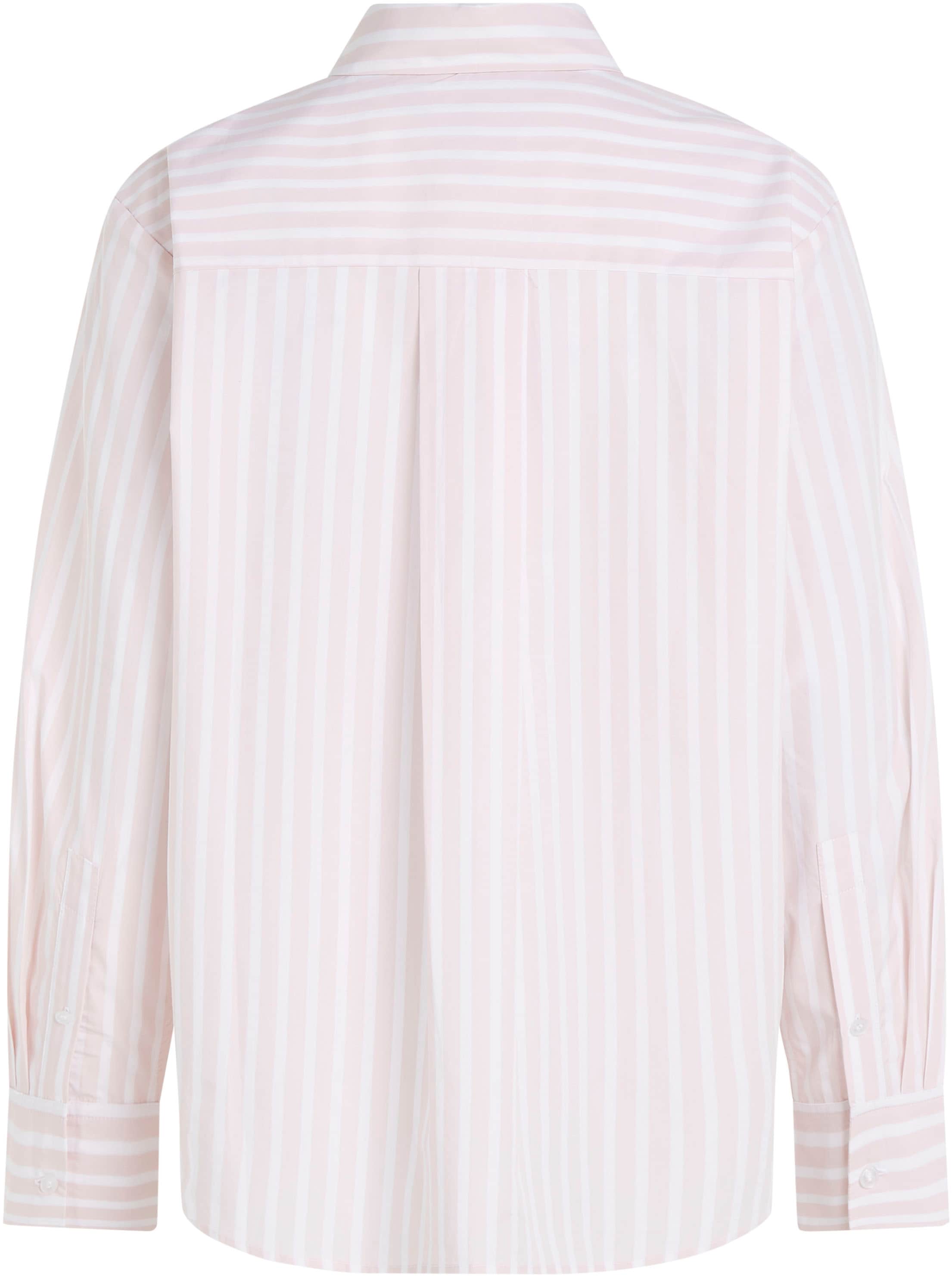 Tommy Hilfiger Hemdbluse »SMD STRIPE EASY FIT LS SHIRT«, mit Längsstreifen