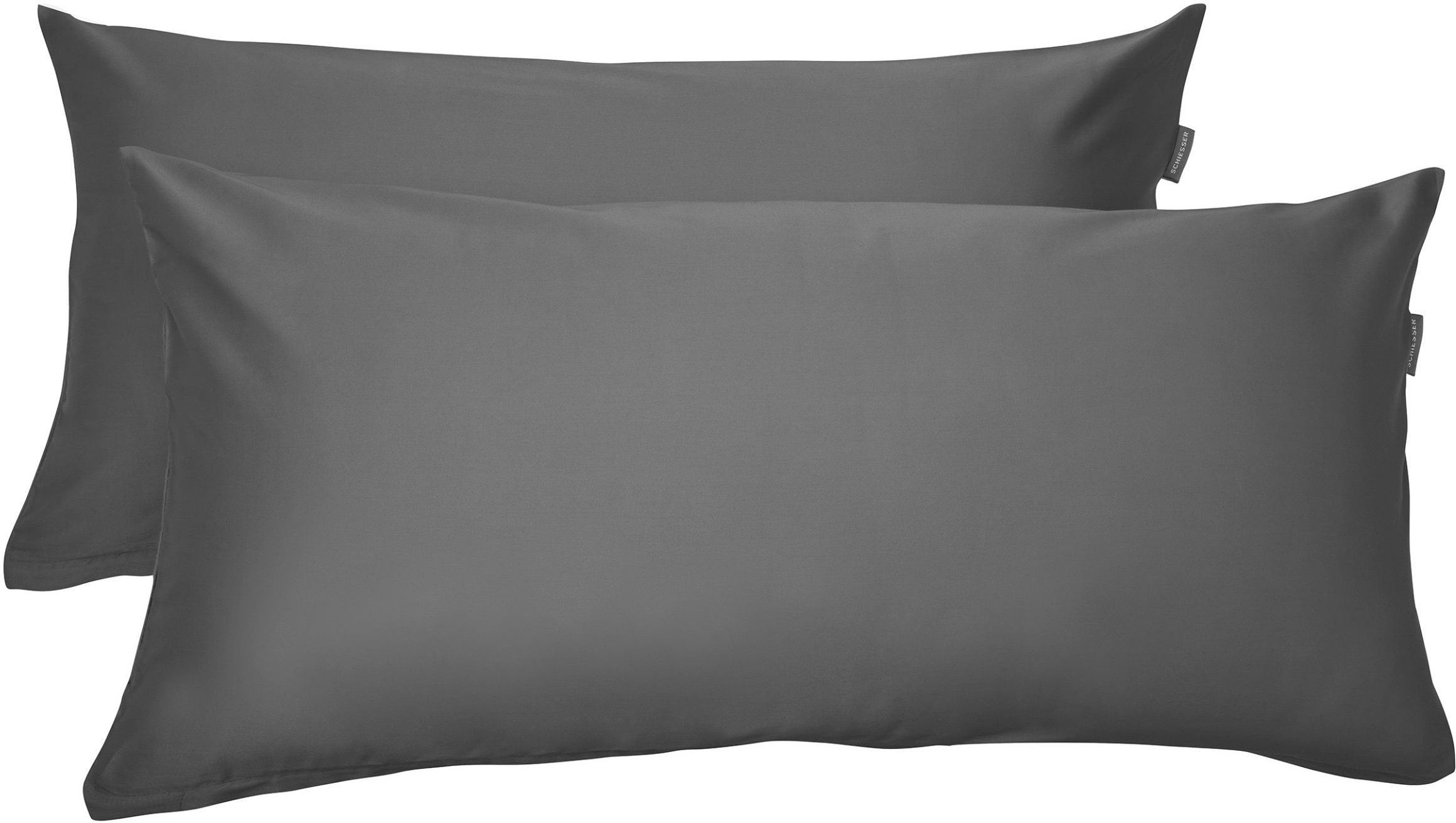 Image of Schiesser Kissenhülle "Ella Kissenhüllenset aus feinstem Baumwollsatin, 40x80 cm" OEKO-TEX MADE IN GREEN