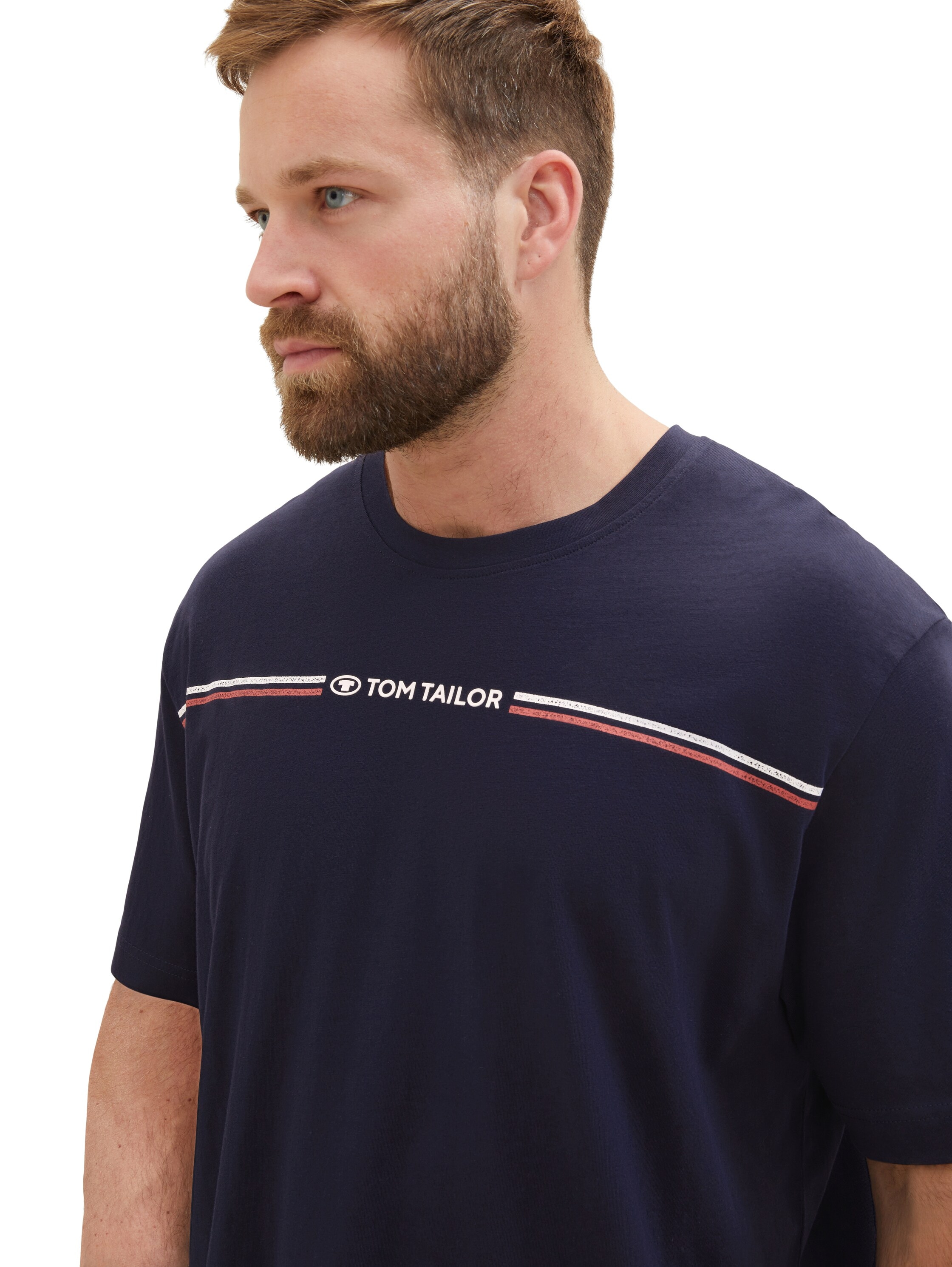 TOM TAILOR PLUS T-shirt mit Logo-Print
