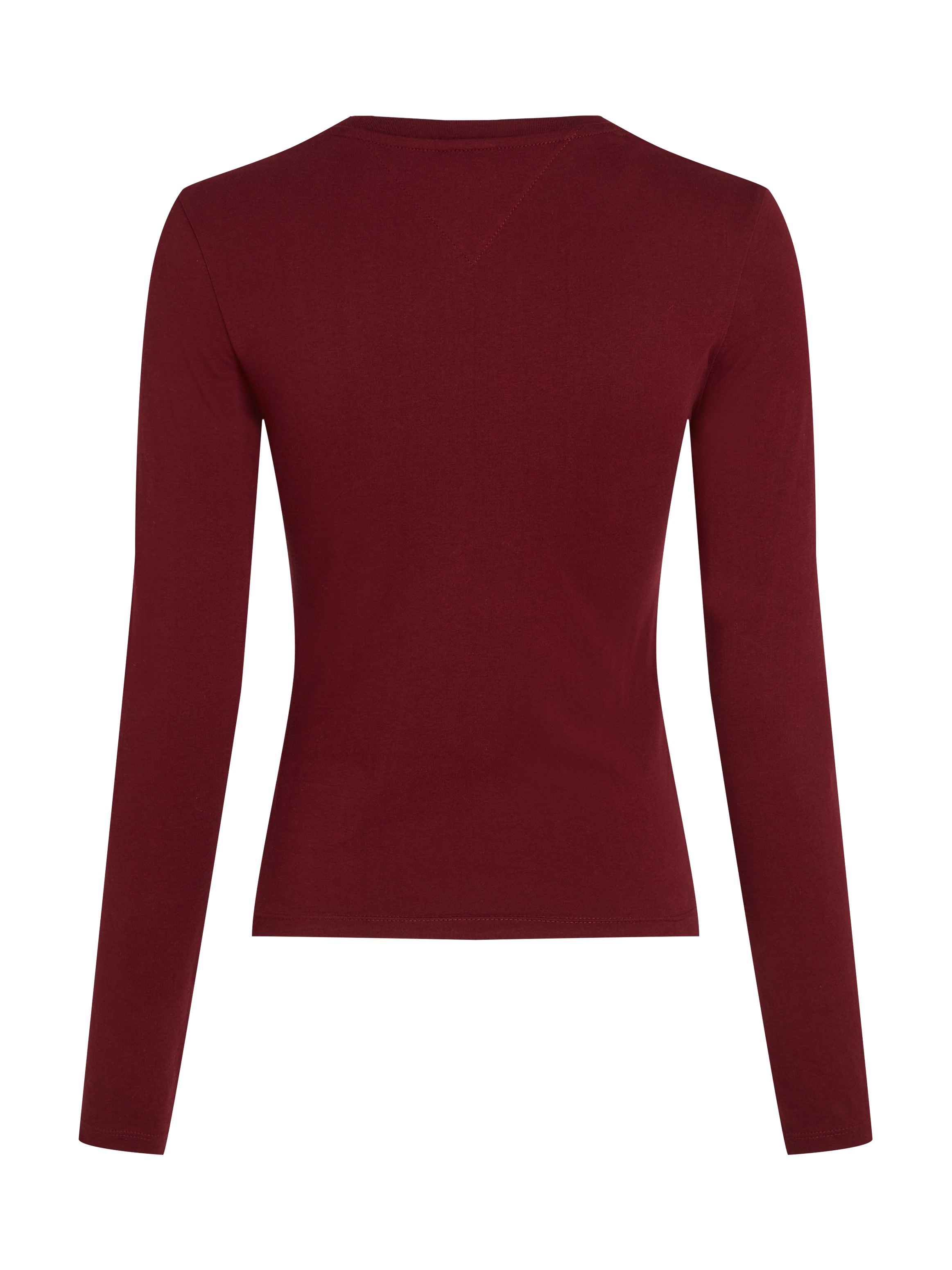 Tommy Jeans Curve T-Shirt »TJW SLIM ESSENTIAL LOGO 2 LS EXT«, in Grossen Grössen mit Logoschriftzug