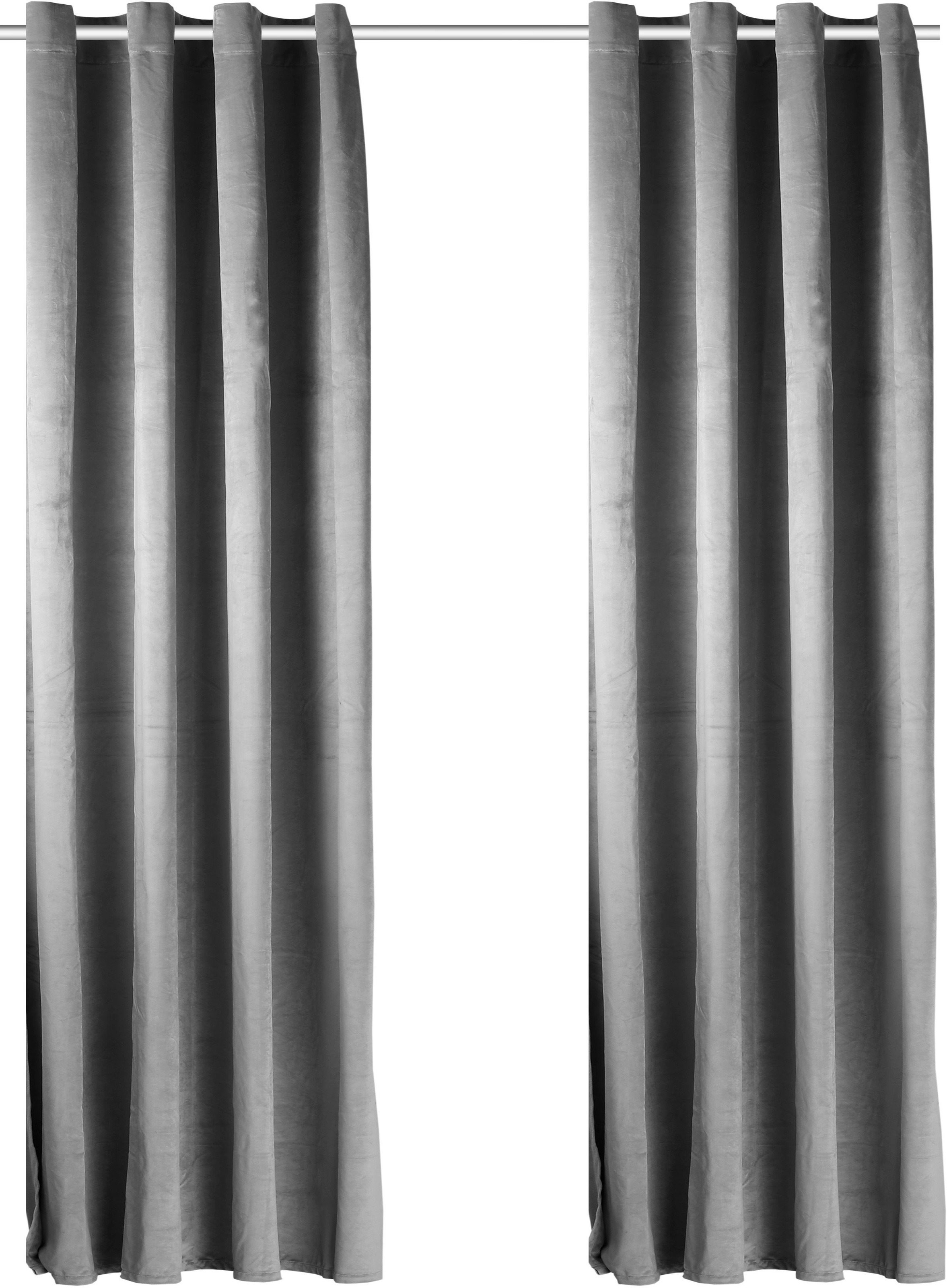 Image of my home Vorhang »Velvet Uni«, (2 St.), Samt bei Ackermann Versand Schweiz